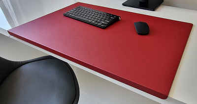 Profi Mats Schreibtischunterlage PM Schreibtischunterlage mit Kantenschutz Sanftlux Leder 12 Farben