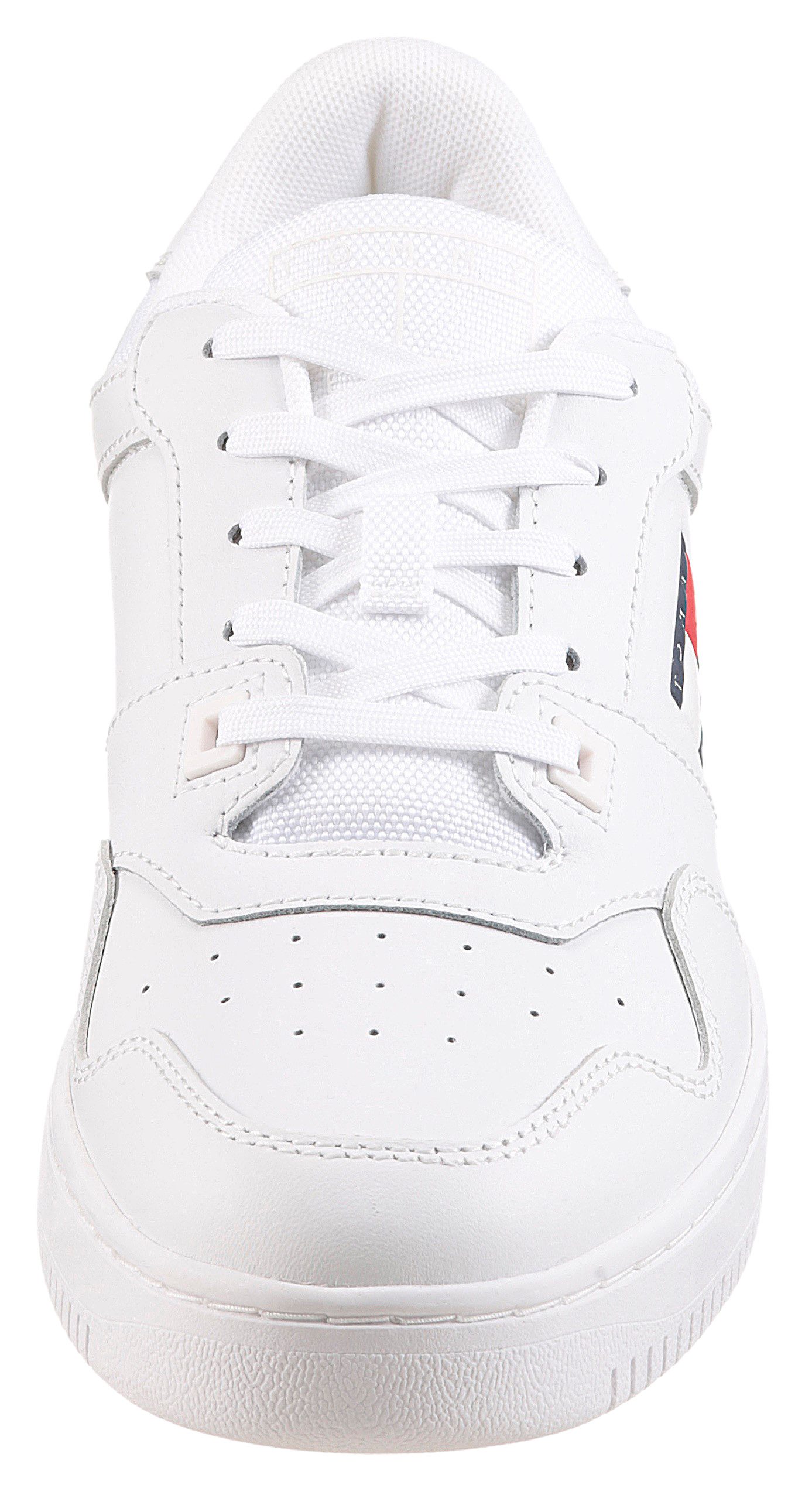 Tommy Jeans TJM RETRO BASKET ESS Sneaker, Freizeitschuh, Halbschuh, Schnürschuh mit Schaftrandpolsterung