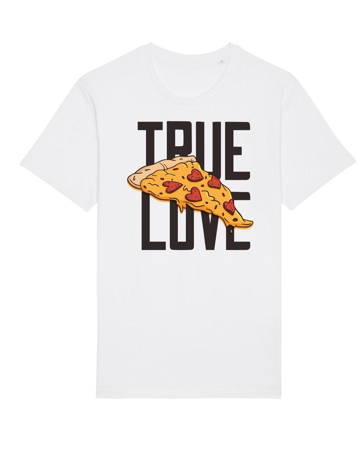 wat? Apparel Print-Shirt True Love (1-tlg) weiß