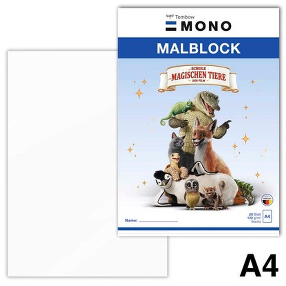 TOMBOW Zeichenpapier Tombow Malblock DIN A4 120 g/qm