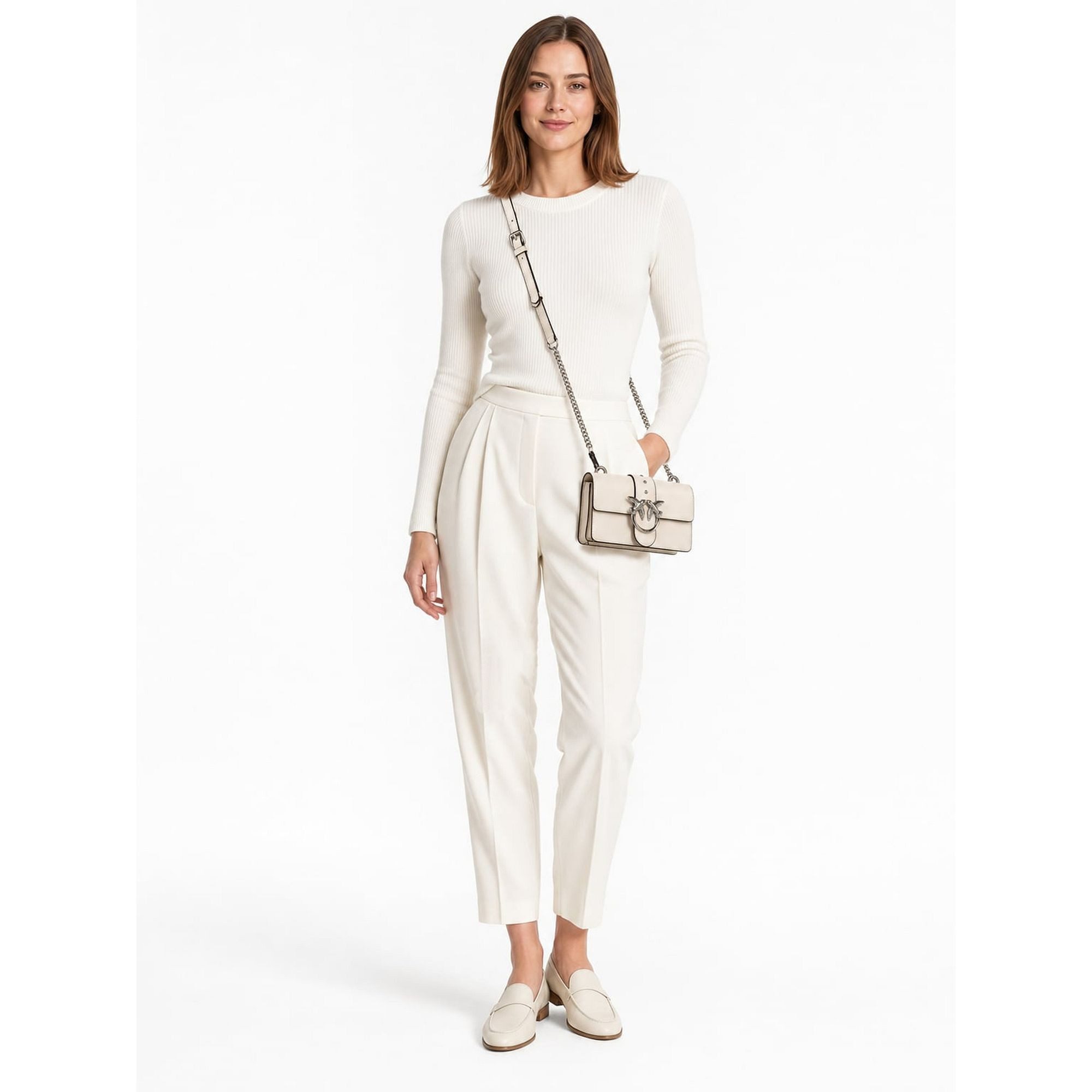 PINKO Umhängetasche Love One, Leder