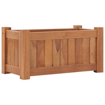 vidaXL Hochbeet Hochbeet 50x25x25 cm Massivholz Teak (1 St)