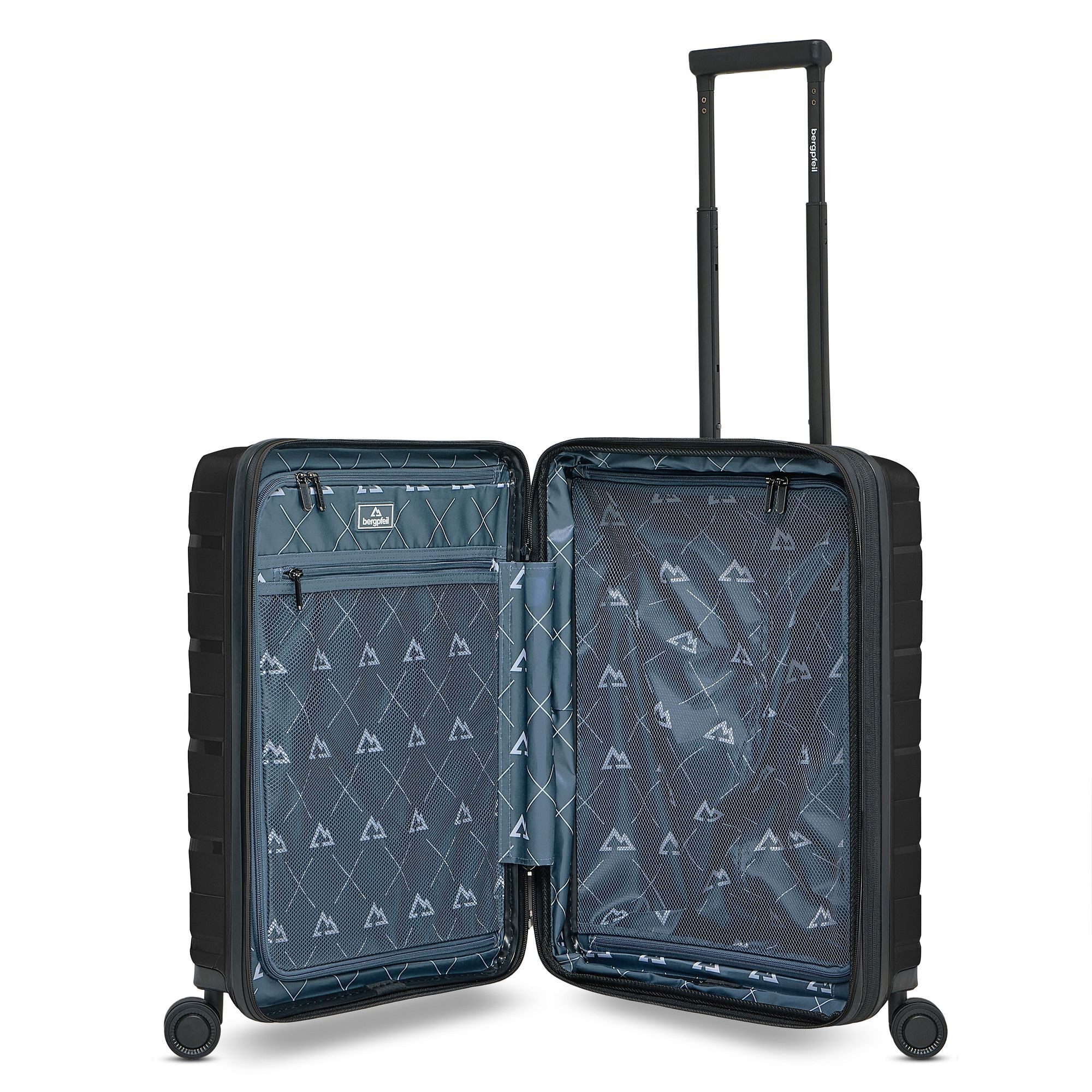 Bergpfeil Trolley Travel 4 Rollen Kabinentrolley 55 cm Laptopfach mit Dehnfalte – Bild 5 von 5