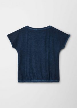 s.Oliver Kurzarmshirt T-Shirt aus Baumwolle