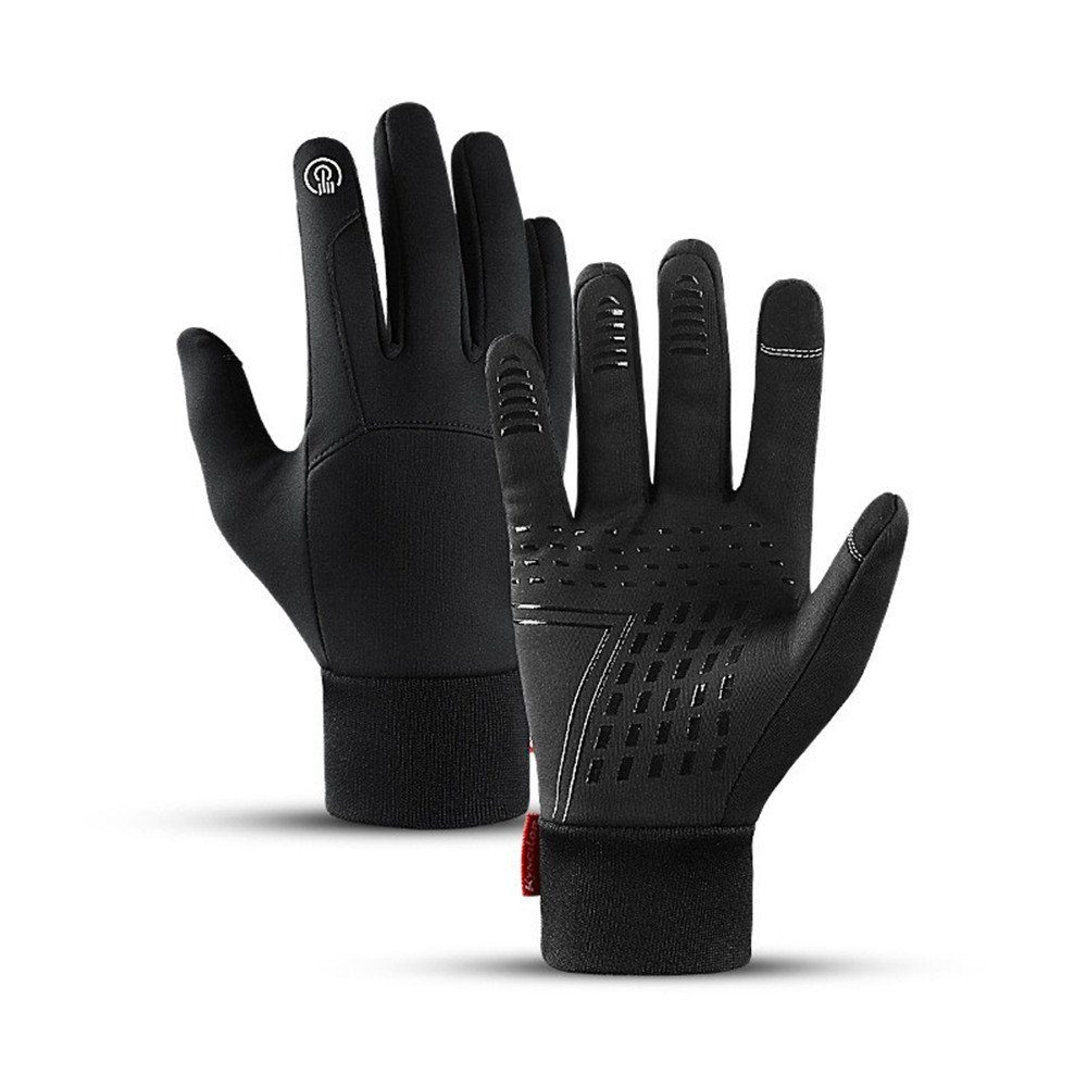 XDeer Fahrradhandschuhe Handschuhe Touchscreen Sporthandschuhe Warme Winddichte Gloves rutschfeste Gloves für Fahrrad Laufen Radfahren Wandern Trekking