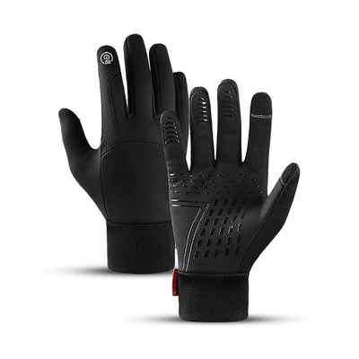 XDeer Fahrradhandschuhe »Handschuhe Touchscreen Sporthandschuhe Warme Winddichte Gloves« rutschfeste Gloves für Fahrrad Laufen Radfahren Wandern Trekking