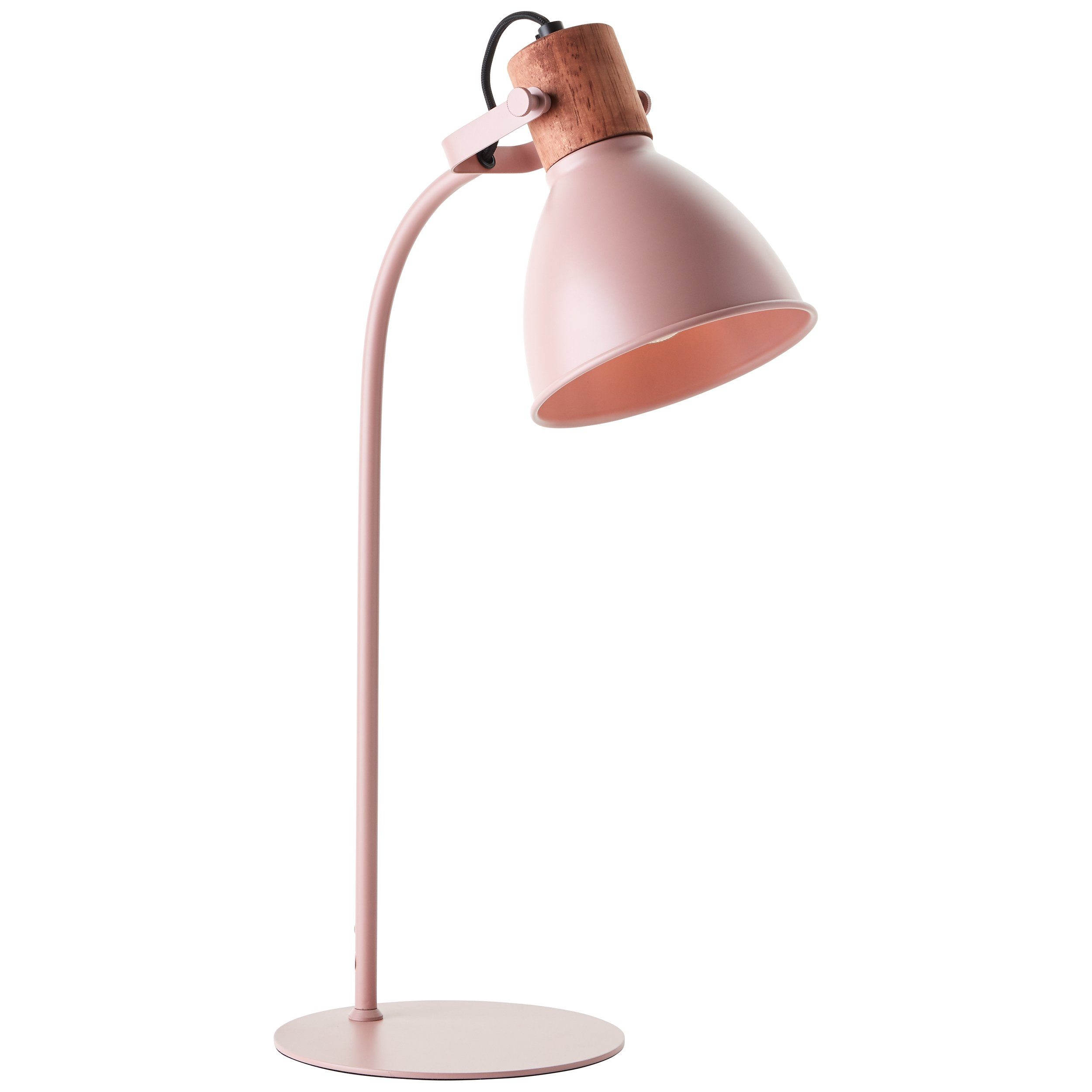 Brilliant Tischleuchte Erena, ohne Leuchtmittel, Höhe 52 cm, E27, Metall/Holz