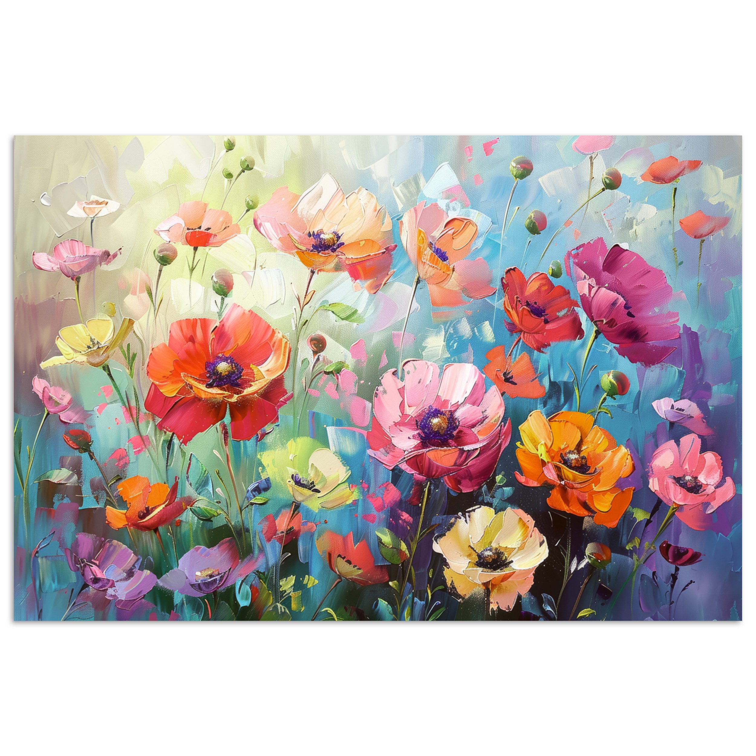 MuchoWow Poster Blumen - Bunt - günstig online kaufen