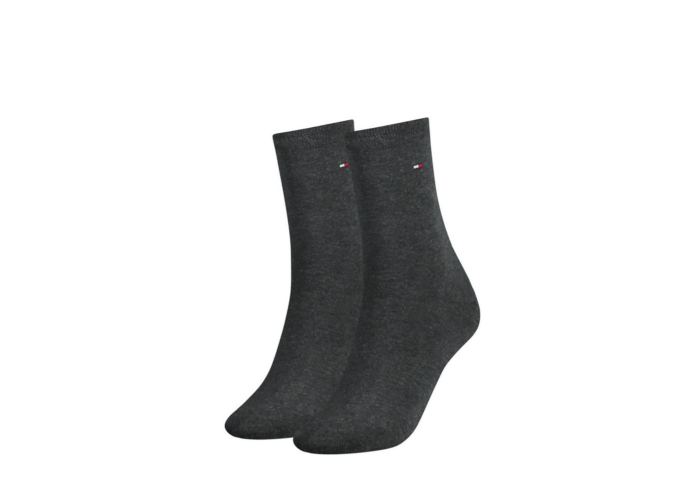 Tommy Hilfiger Socken TH WOMEN SOCK CASUAL 2P (2-Paar, 2 Paar) mit flacher Zehennaht