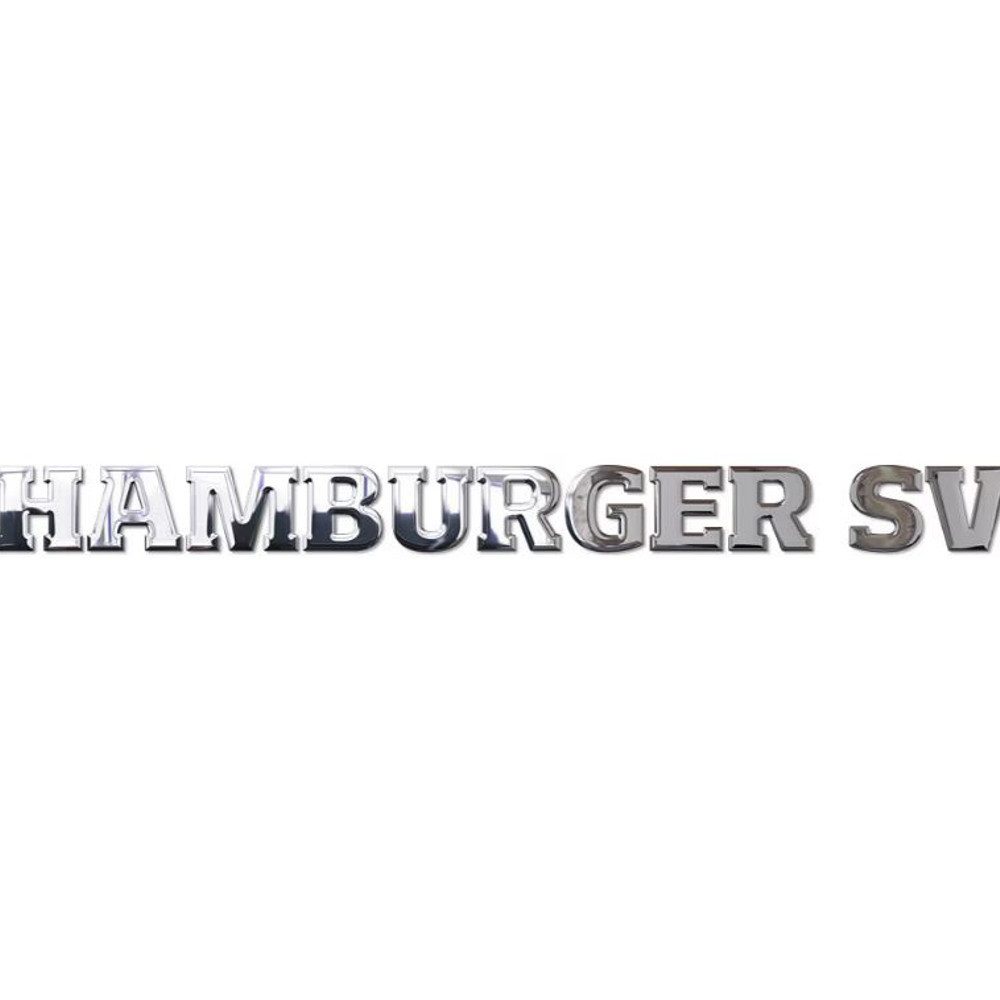 VertriebsArena GmbH Aufkleber HSV Schriftzug Chrom