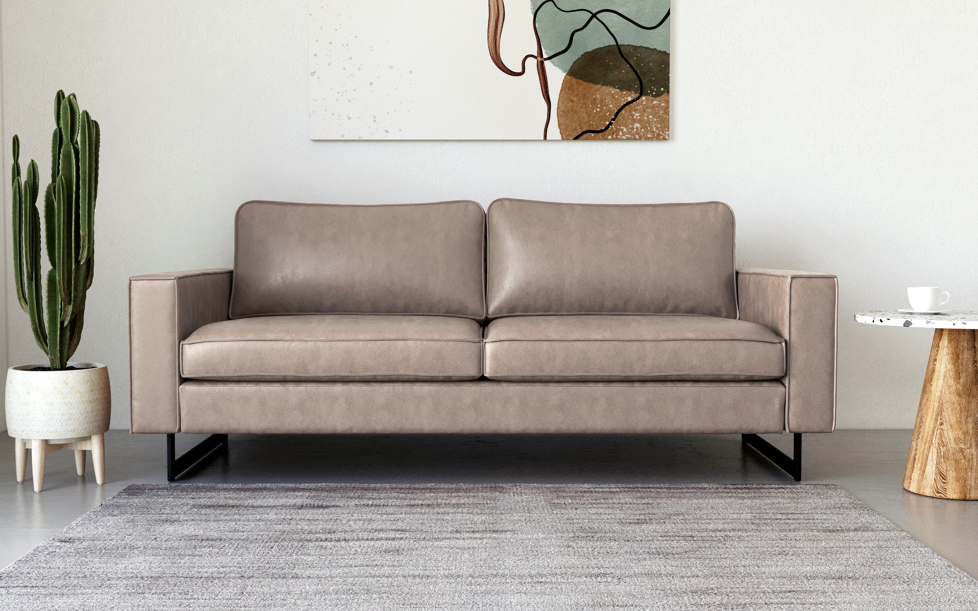 Places of Style 3-Sitzer "Maxi-Ausführung Pinto, 236 cm, Cord, Chenille, Le günstig online kaufen