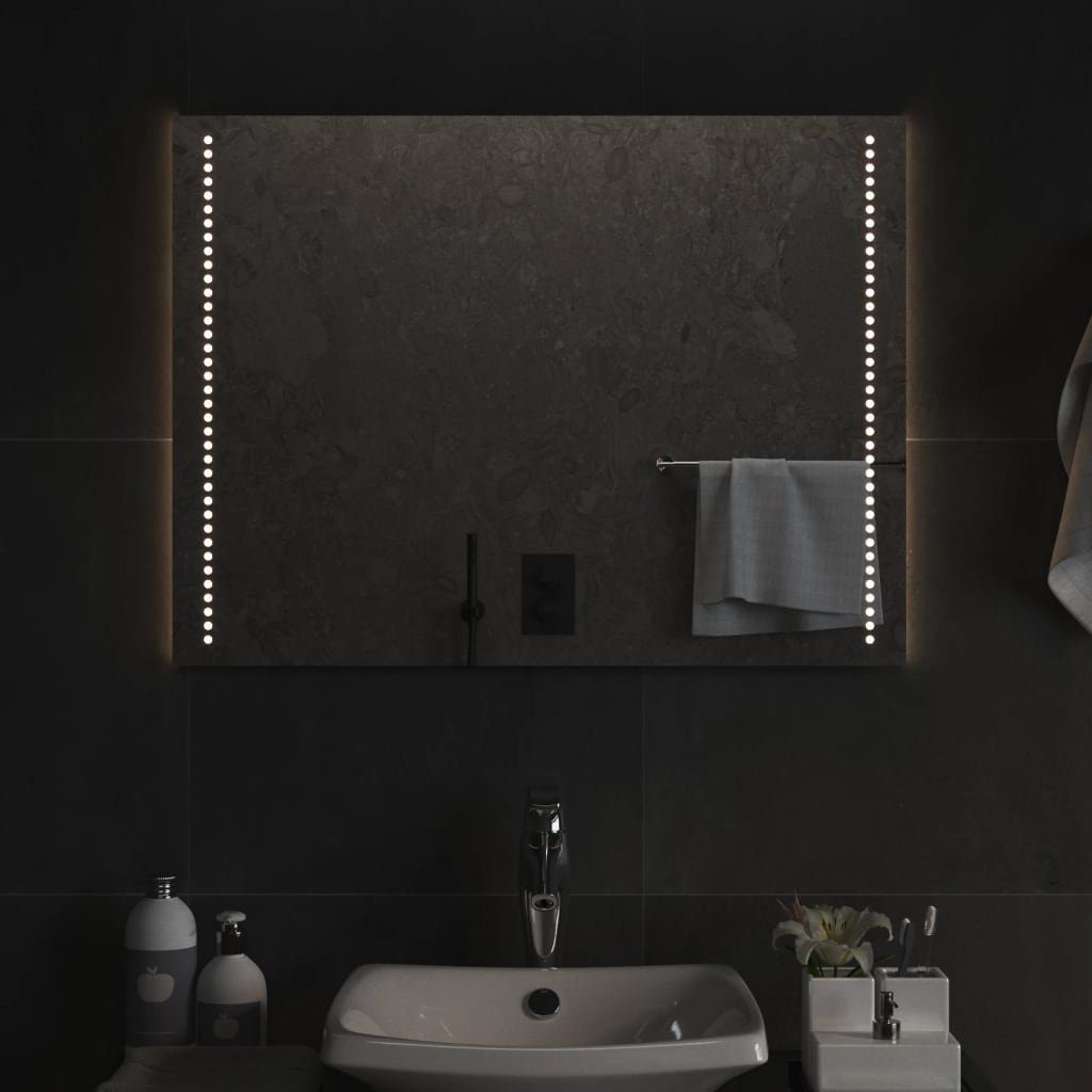 Wandspiegel cm 60x80 LED-Badspiegel furnicato
