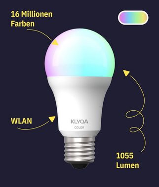 Klyqa KL-E27C Smarte Lampe