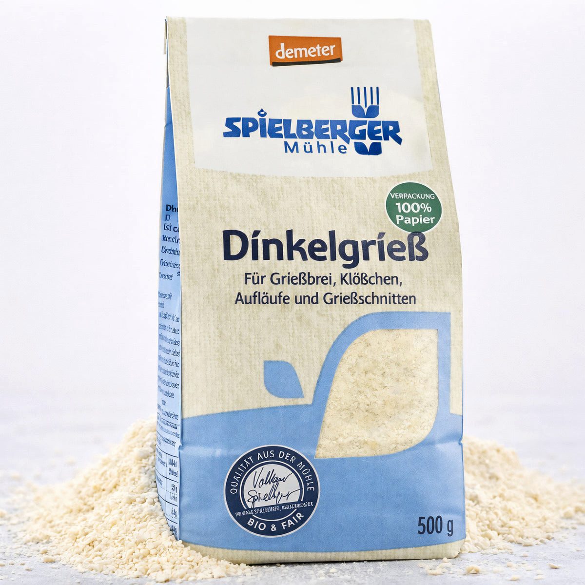 Spielberger Getreide Spielberger Bio Dinkelgrieß
