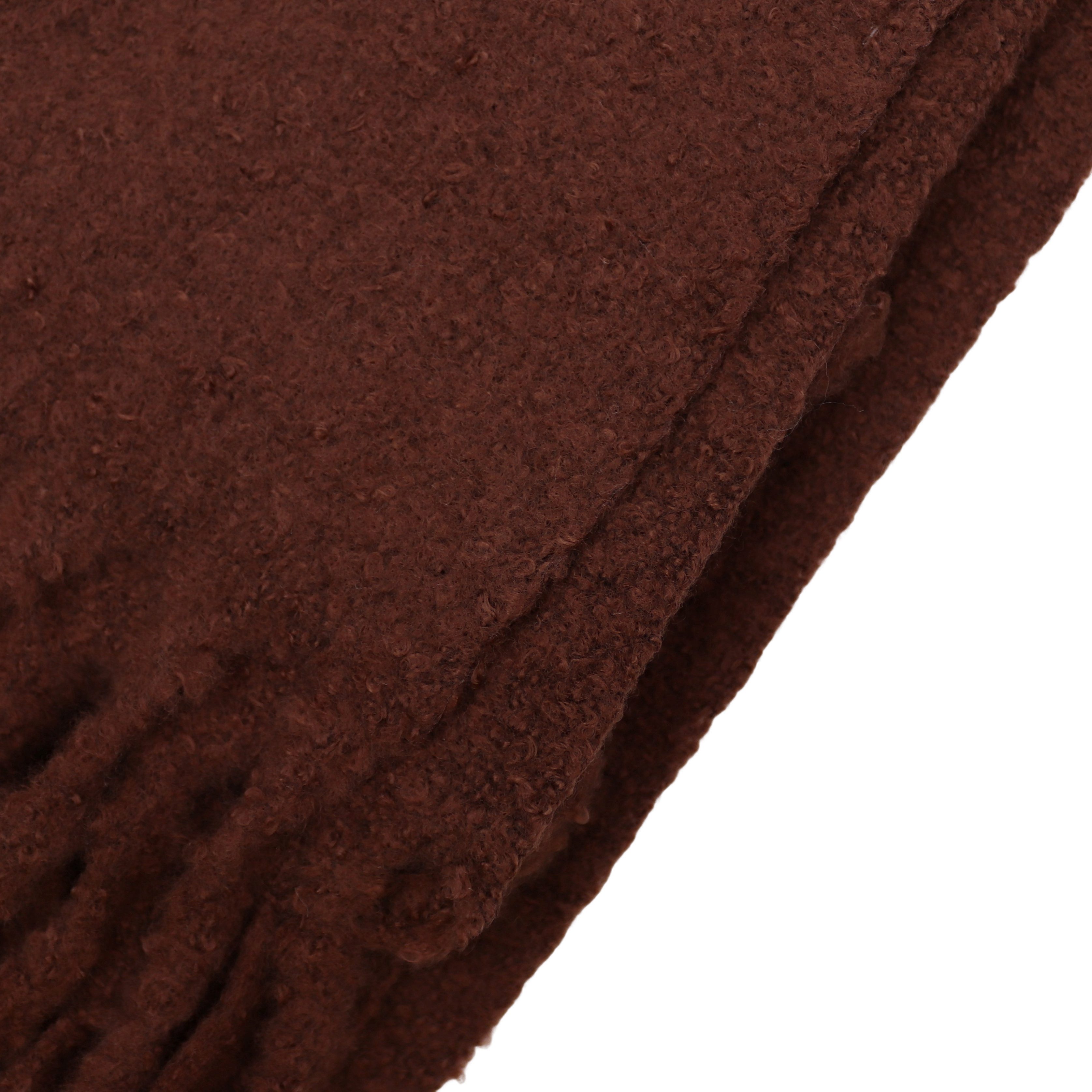 MIRROSI Modeschal weicher und warmer Unifarbe Schal mit Fransen, 65x180cm, günstig online kaufen