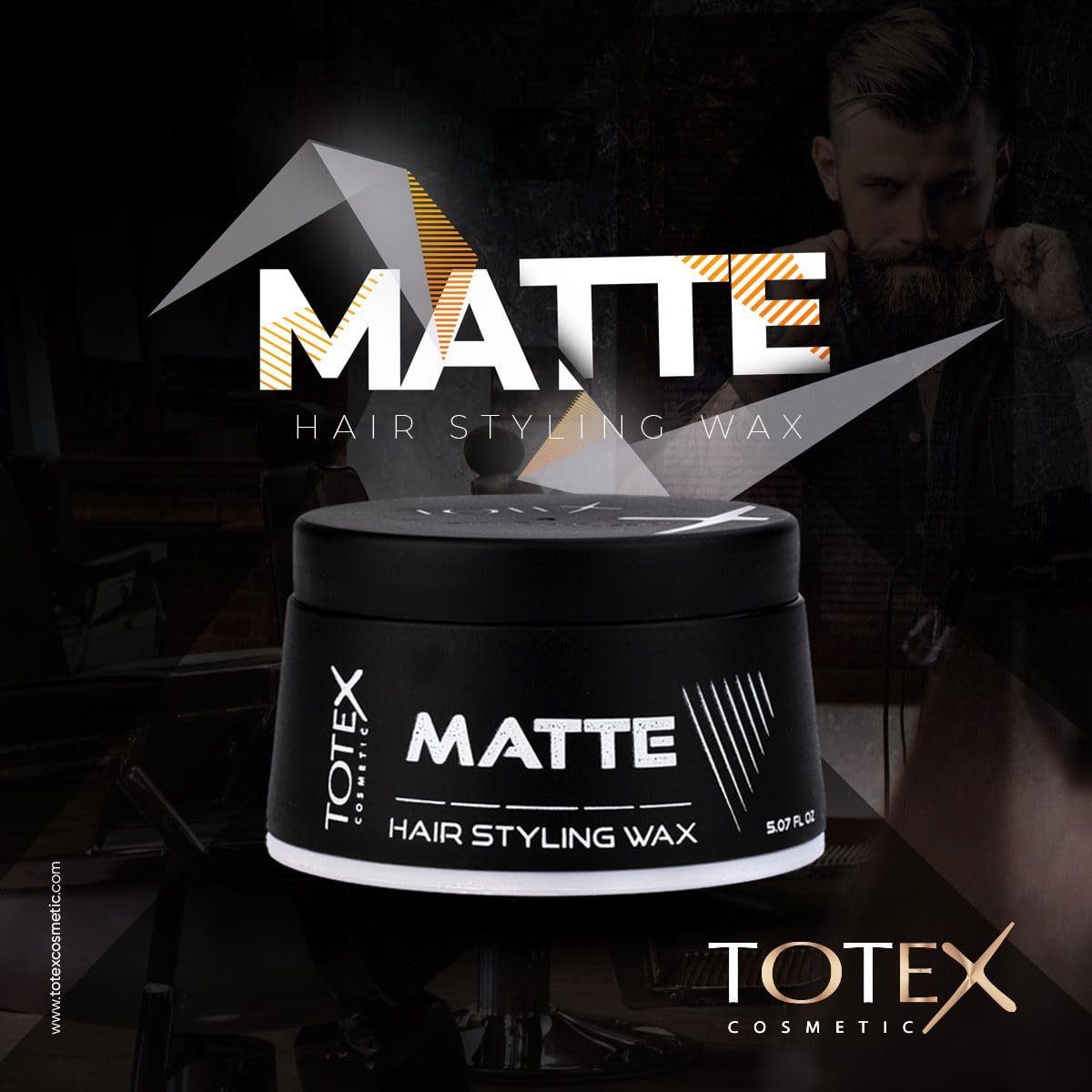 Totex Cosmetic Haargel TOTEX ® MATTE Hair Styling Wax 150ml