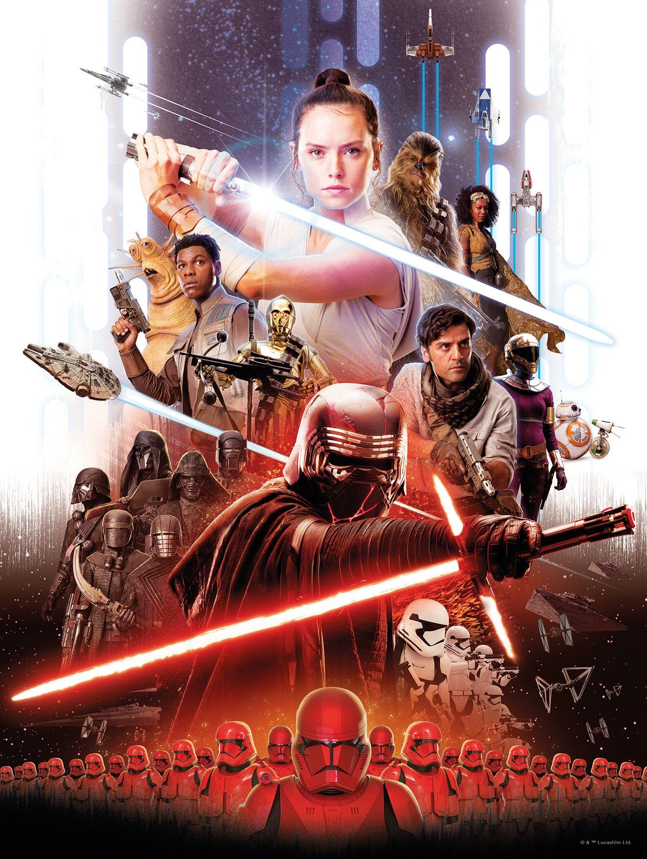 Komar Poster Star Wars Movie Poster Rey, Star Wars (1 St), Kinderzimmer,  Schlafzimmer, Wohnzimmer