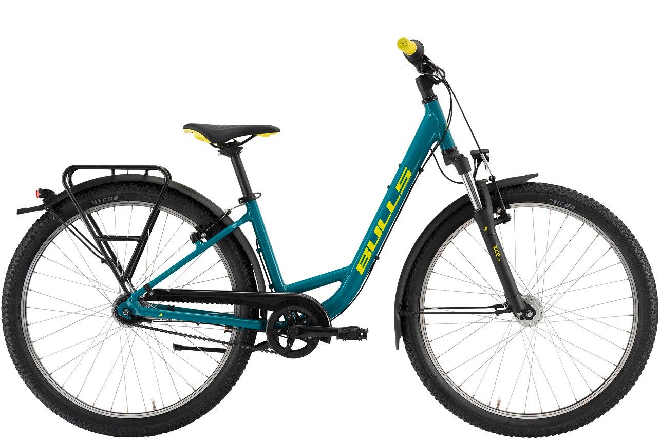 Bulls Jugendfahrrad Bulls Tokee Street 26'' 7-Gang inner Mädchen grün 2026, 7 Gang SHIMANO Nexus 7-Gang Nabenschaltung mit Rücktritt, Kettenschaltung