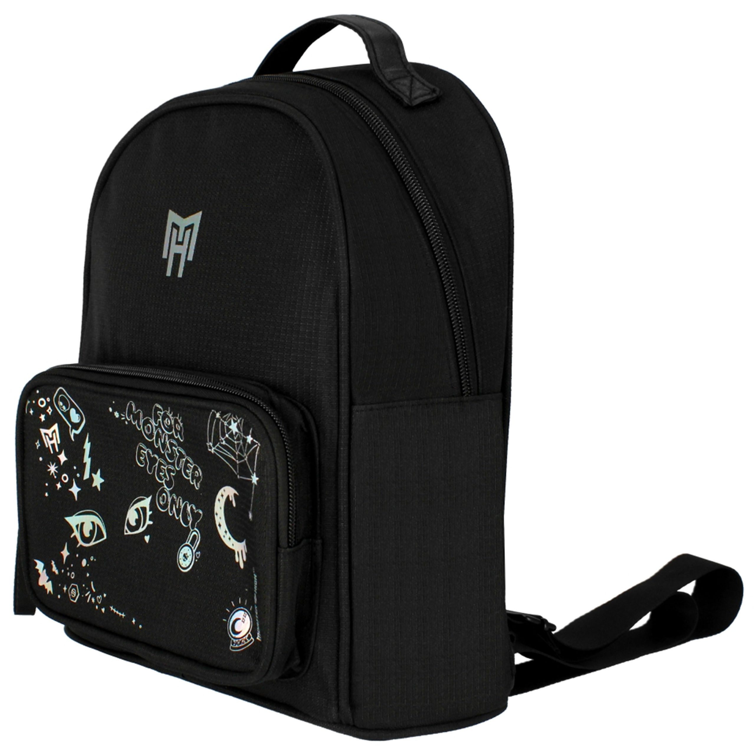 Starpak Vorschulranzen Monster High Schwarzer Jugendrucksack für Mädchen, STARPAK – Bild 4 von 5