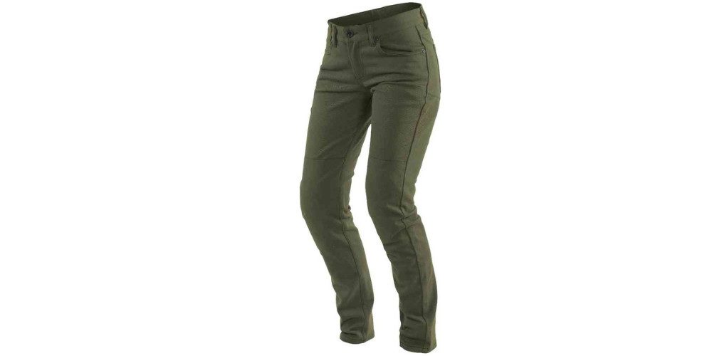 Dainese Motorradhose Classic Slim Damen Motorrad Textilhose Knieprotektoren enthalten