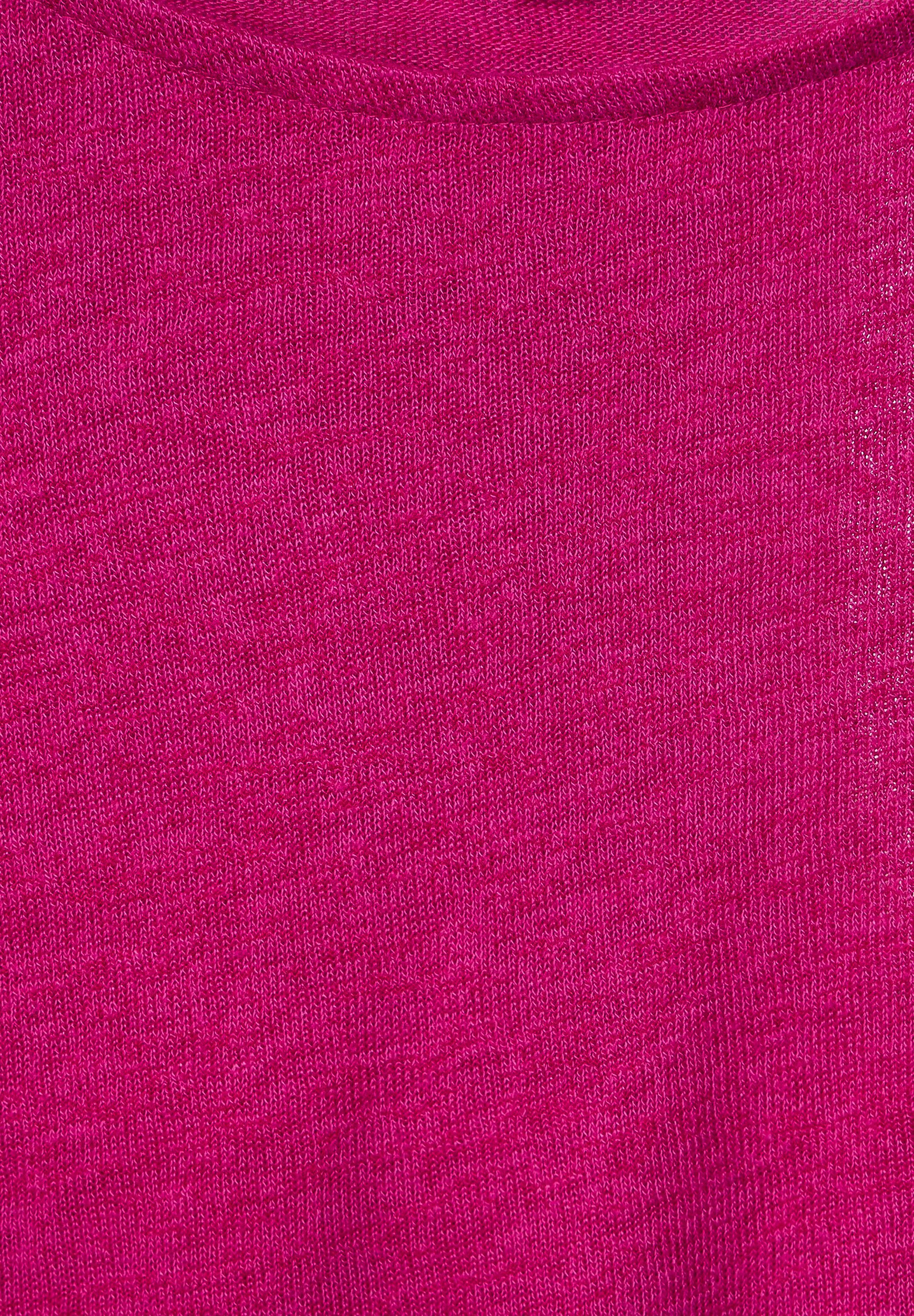 T-Shirt pink mit überschnittenen ONE oasis Schultern STREET