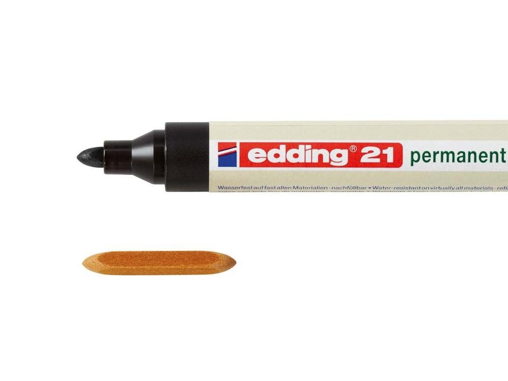 edding Marker Ersatzspitze für edding Permanent-Marker 21 'EcoLi, (10-tlg)