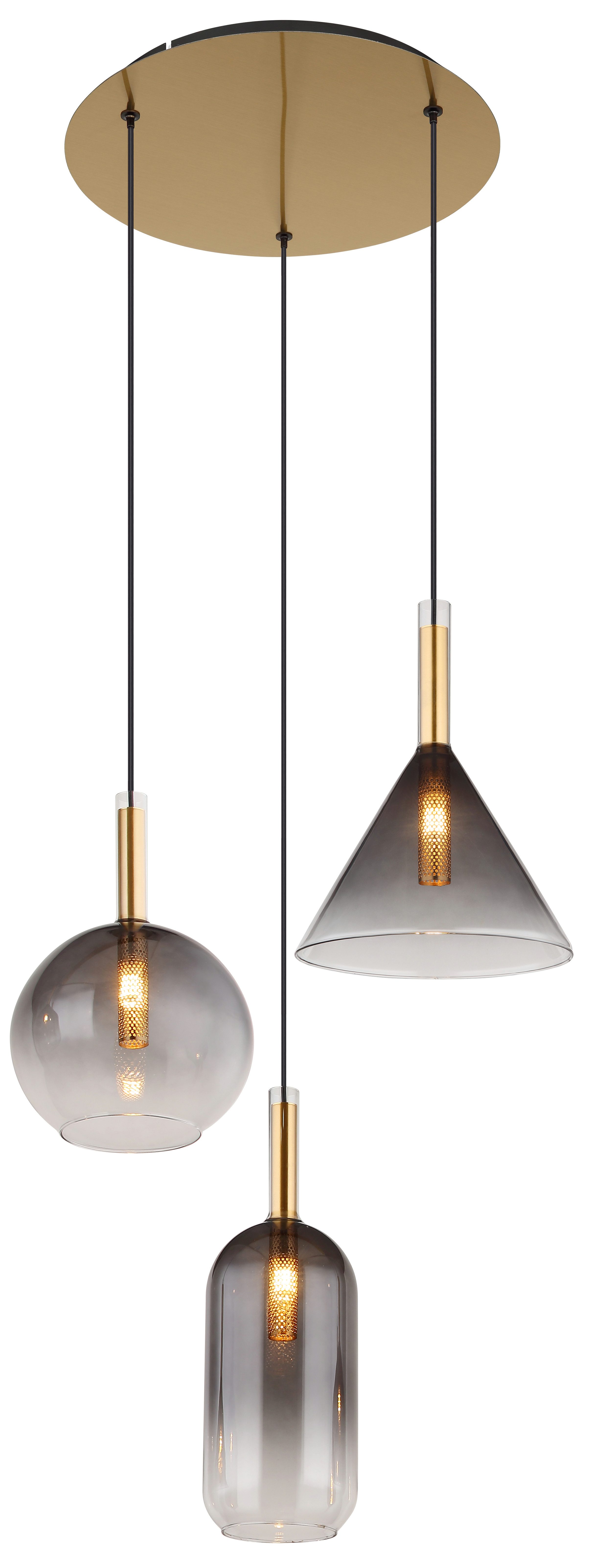 GLOBO LIGHTING Hängeleuchte ELISABETH, ohne Leuchtmittel, Hängelampe Esszimmer-Leuchte Esstischleuchte Wohnzimmer