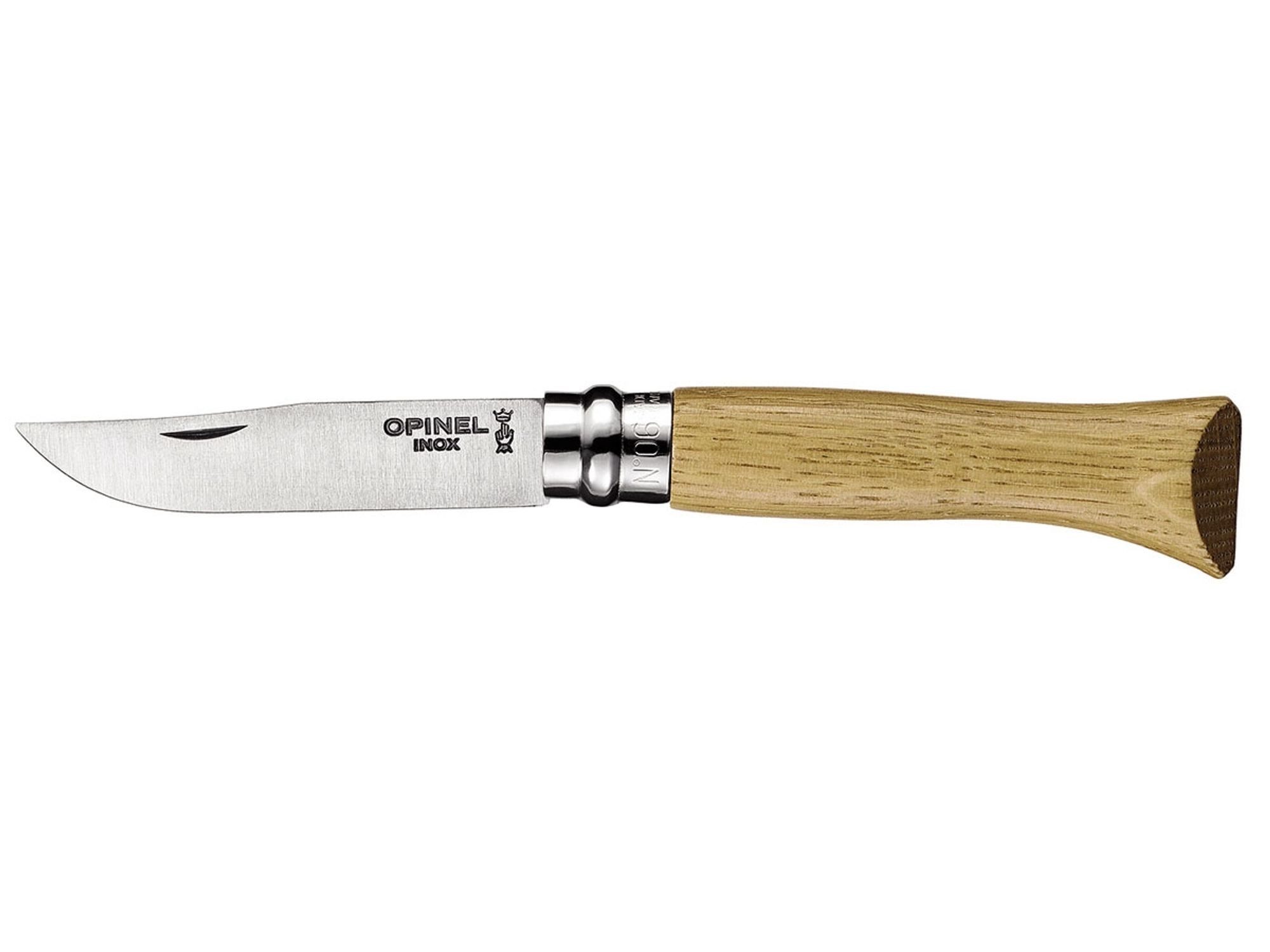 Opinel Taschenmesser Opinel-Messer, Eiche, Größe 6, rostfrei