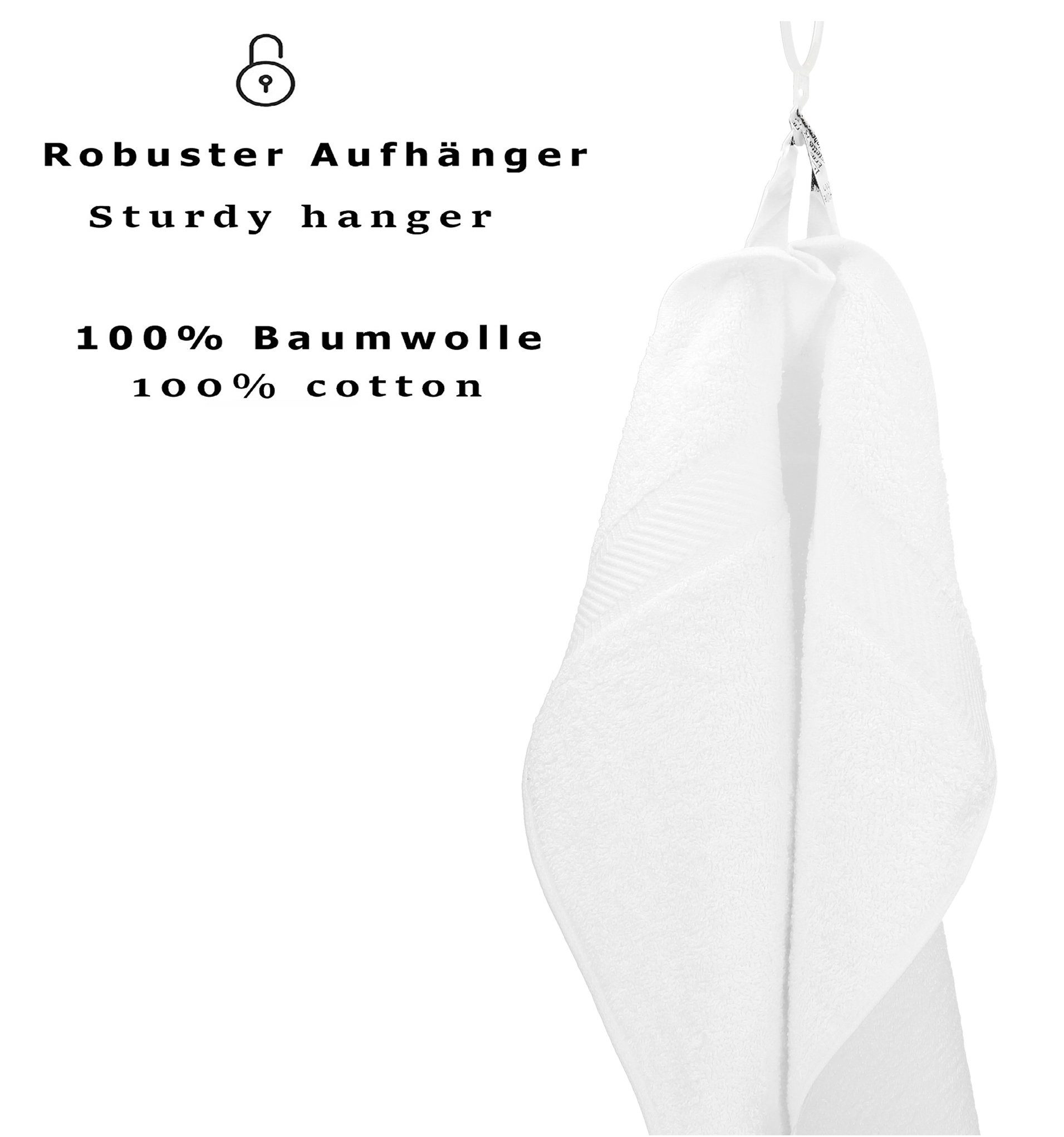 Betz Seiftuch 20 Stück Seiftücher Palermo Größe 30x30 cm Farbe weiß