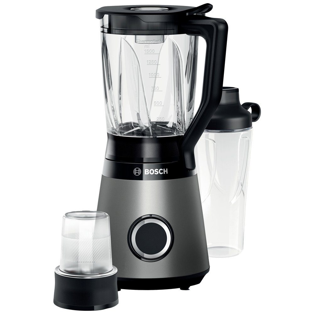 BOSCH Standmixer Bosch Haushalt VitaPower Serie 4 Standmixer 1200 W Silber, Schwarz, 1200.00 W