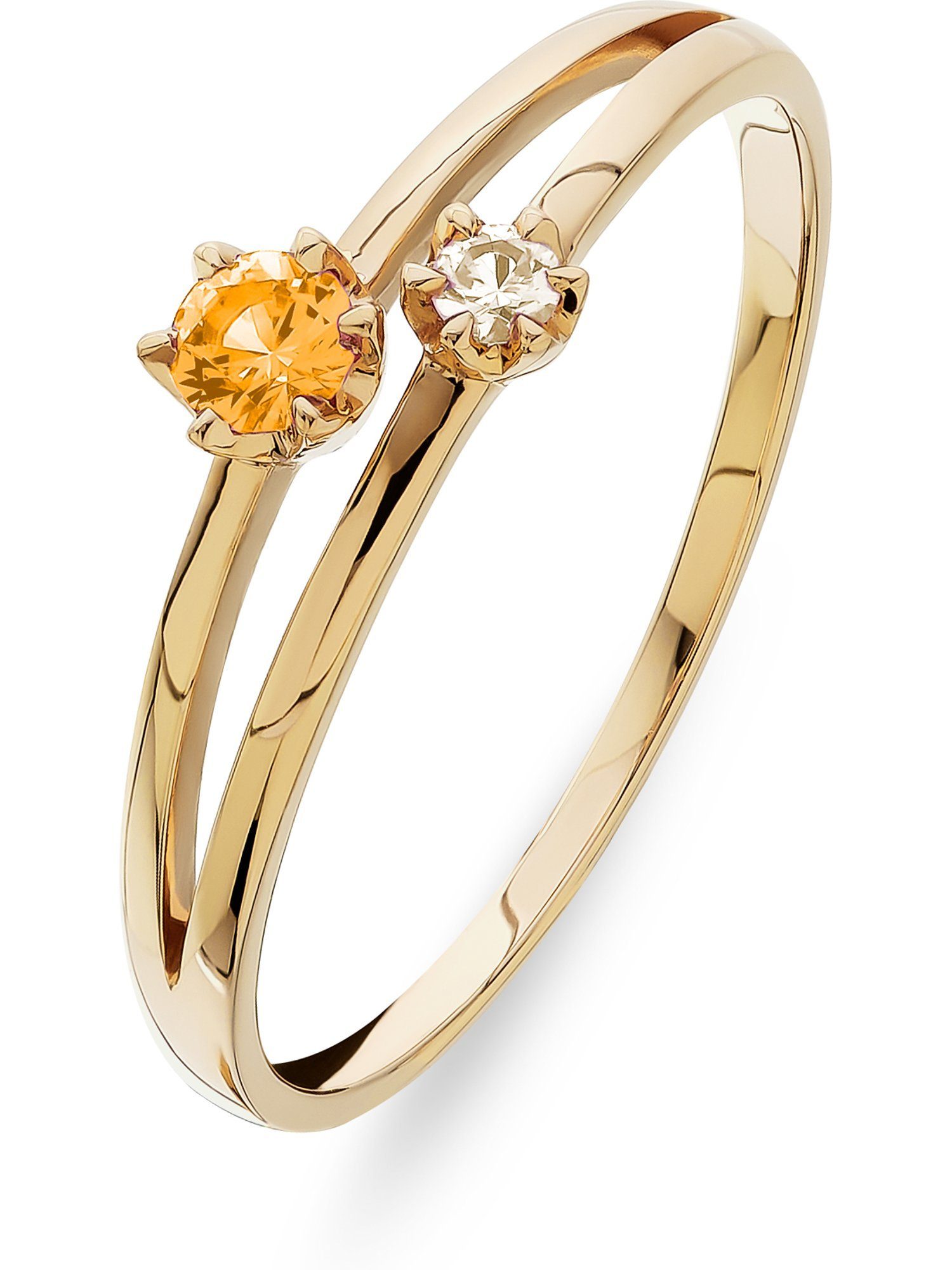 CHRIST Goldring CHRIST Damen-Damenring 1 Saphir günstig online kaufen