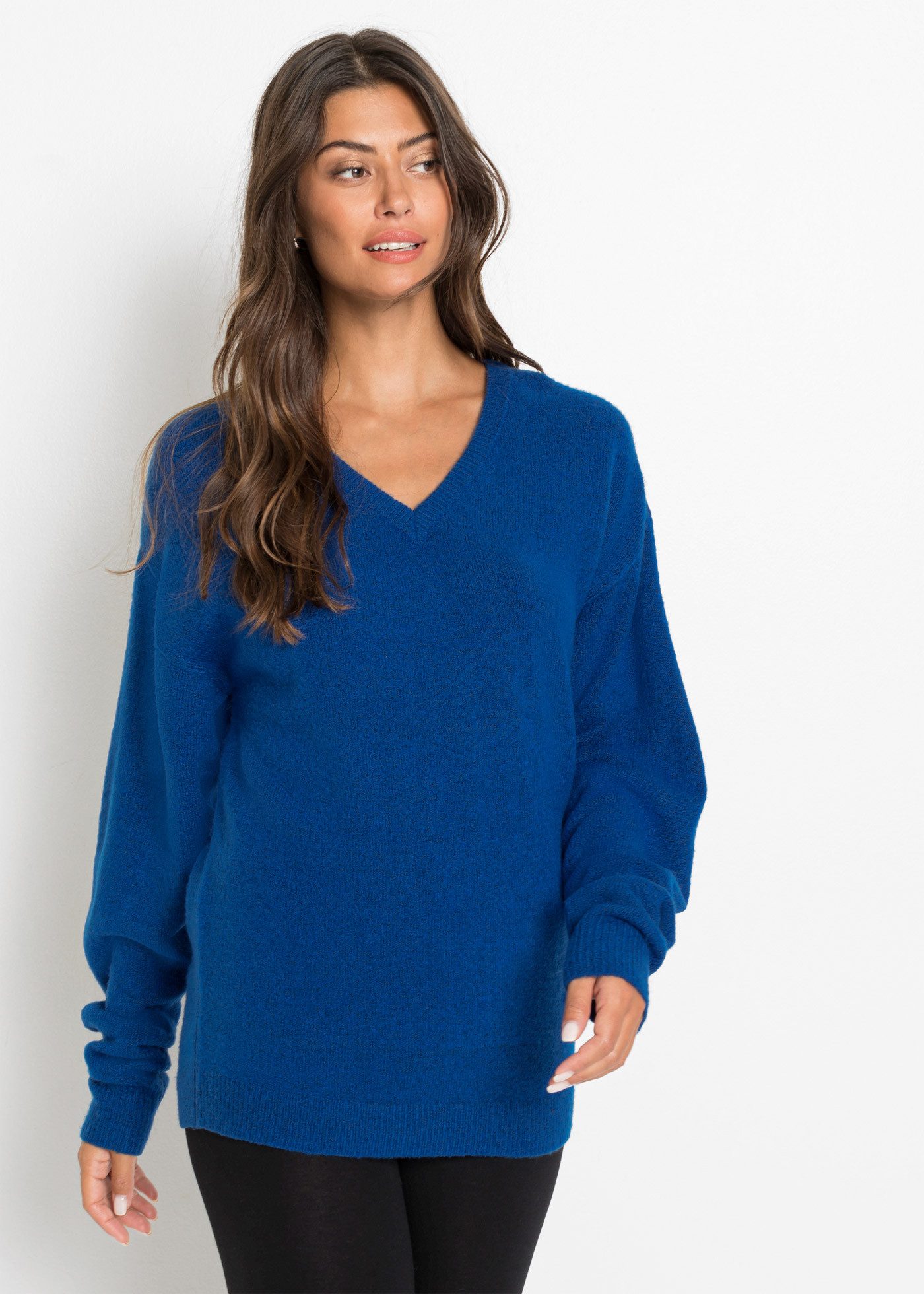 bonprix Strickpullover Oversize-Strick-Pullover günstig online kaufen