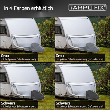 Tarpofix® Wohnwagenschutzhülle Deichselhaube Abdeckhaube mit 2x Klickverschluss, extra große & wasserfeste Deichselabdeckung - Anhänger & Wohnwagen Deichselschutzhülle - Deichselabdeckhaube