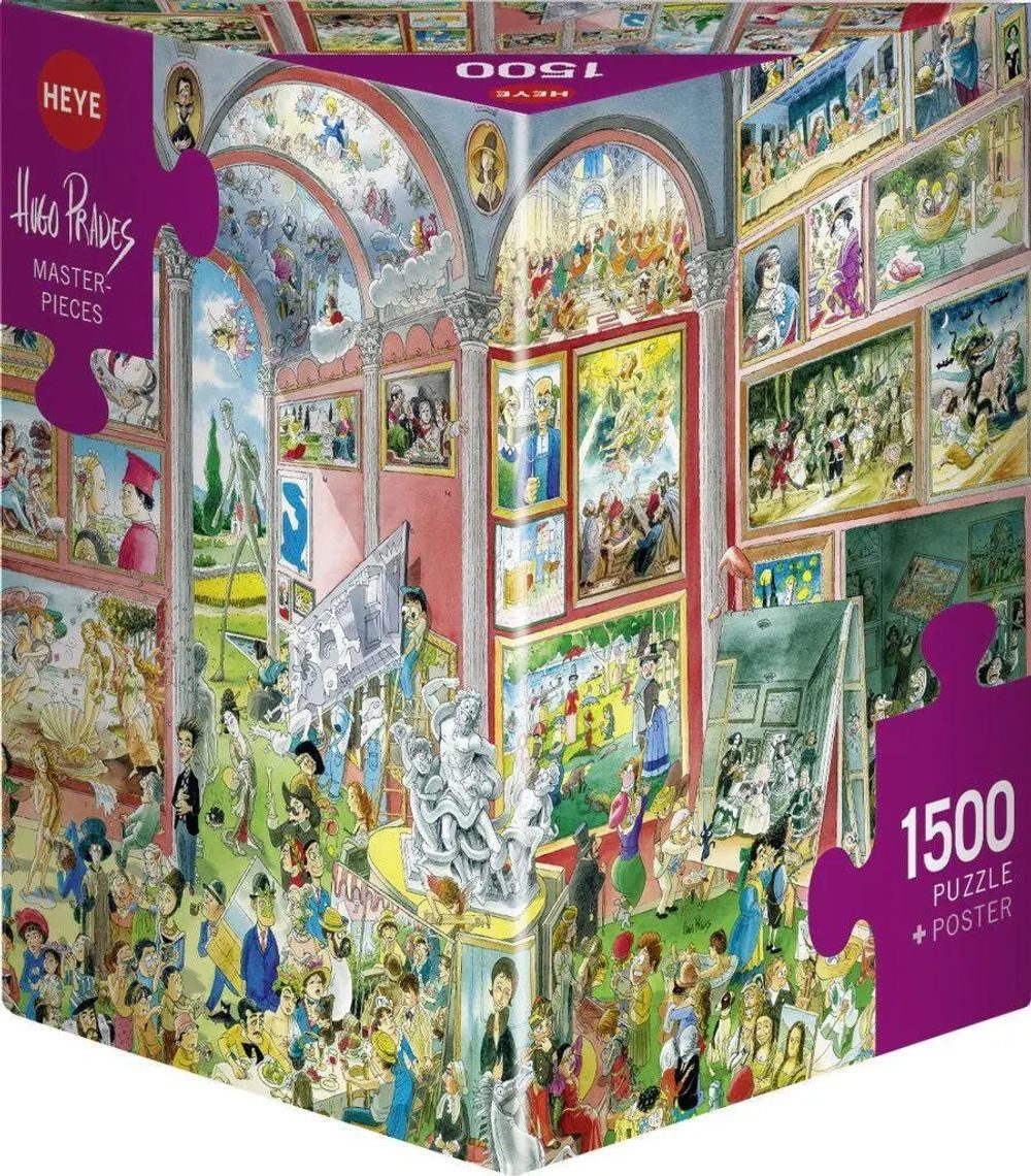 HEYE Puzzle MASTERPIECES, HEYE Puzzle von Hugo Prades, 1500 Puzzleteile