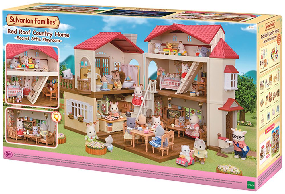 Sylvanian Families Spielwelt Stadthaus mit Dachzimmer (5716)