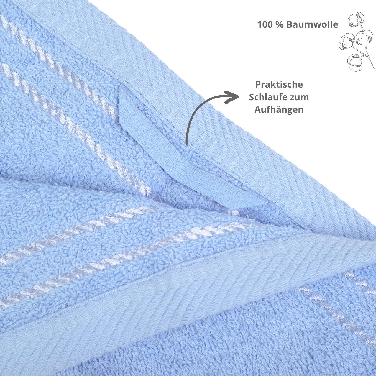 liebling Handtuch Potsdam, 100% Baumwolle, formstabil, günstig online kaufen