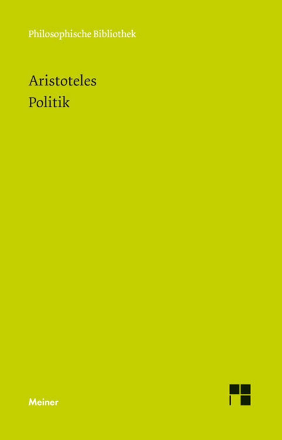 Politik / Aristoteles
