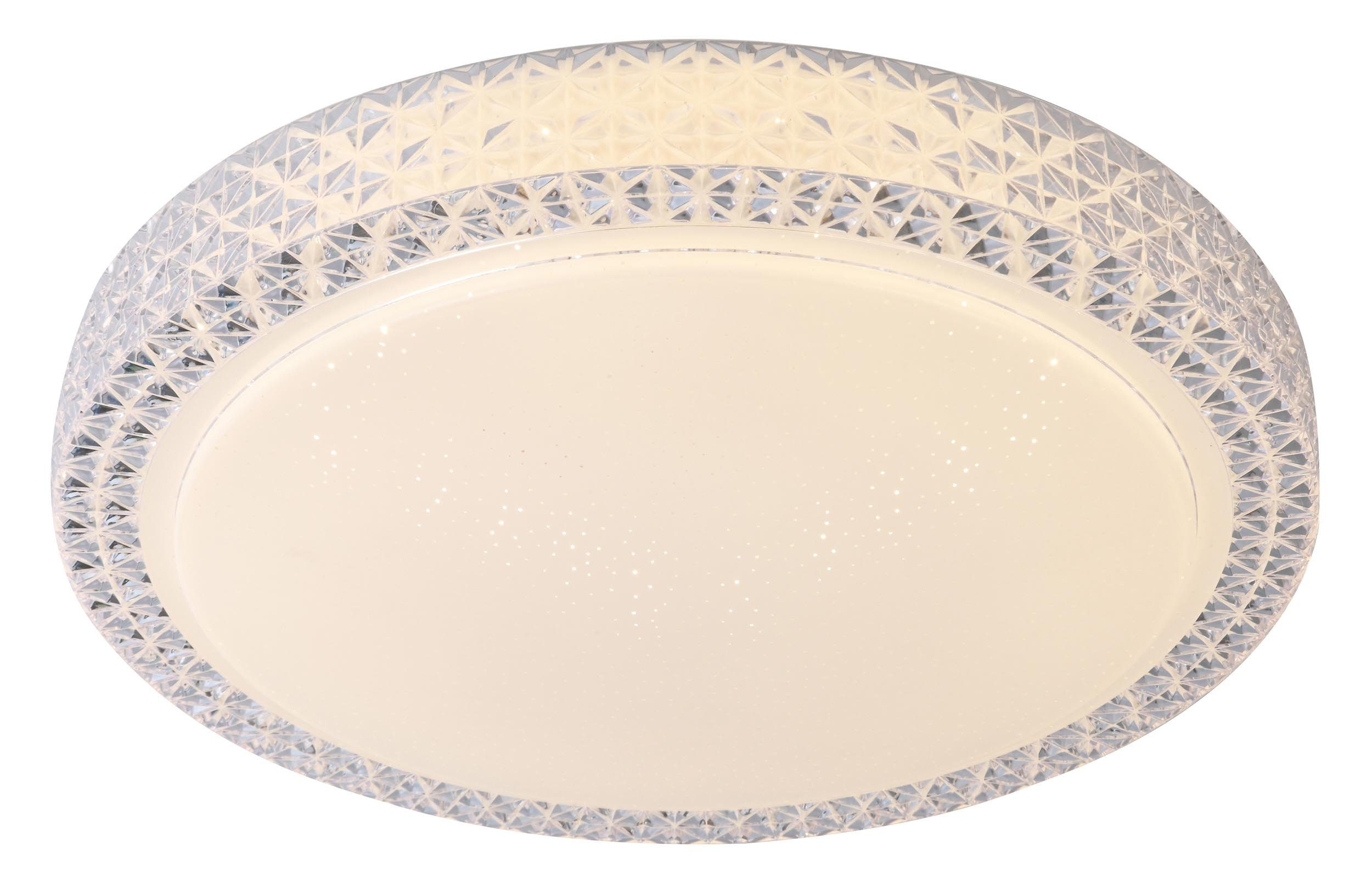 Brilliant Deckenleuchte Badria, LED fest integriert, Farbwechsler, LED Wand- und Deckenlampe 58cm weiß