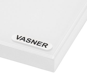 Vasner Infrarotheizung Glas mit Rahmen weiß, 900 W, Citara G, Infrarot Glasheizung, IP44 Bad geeignet