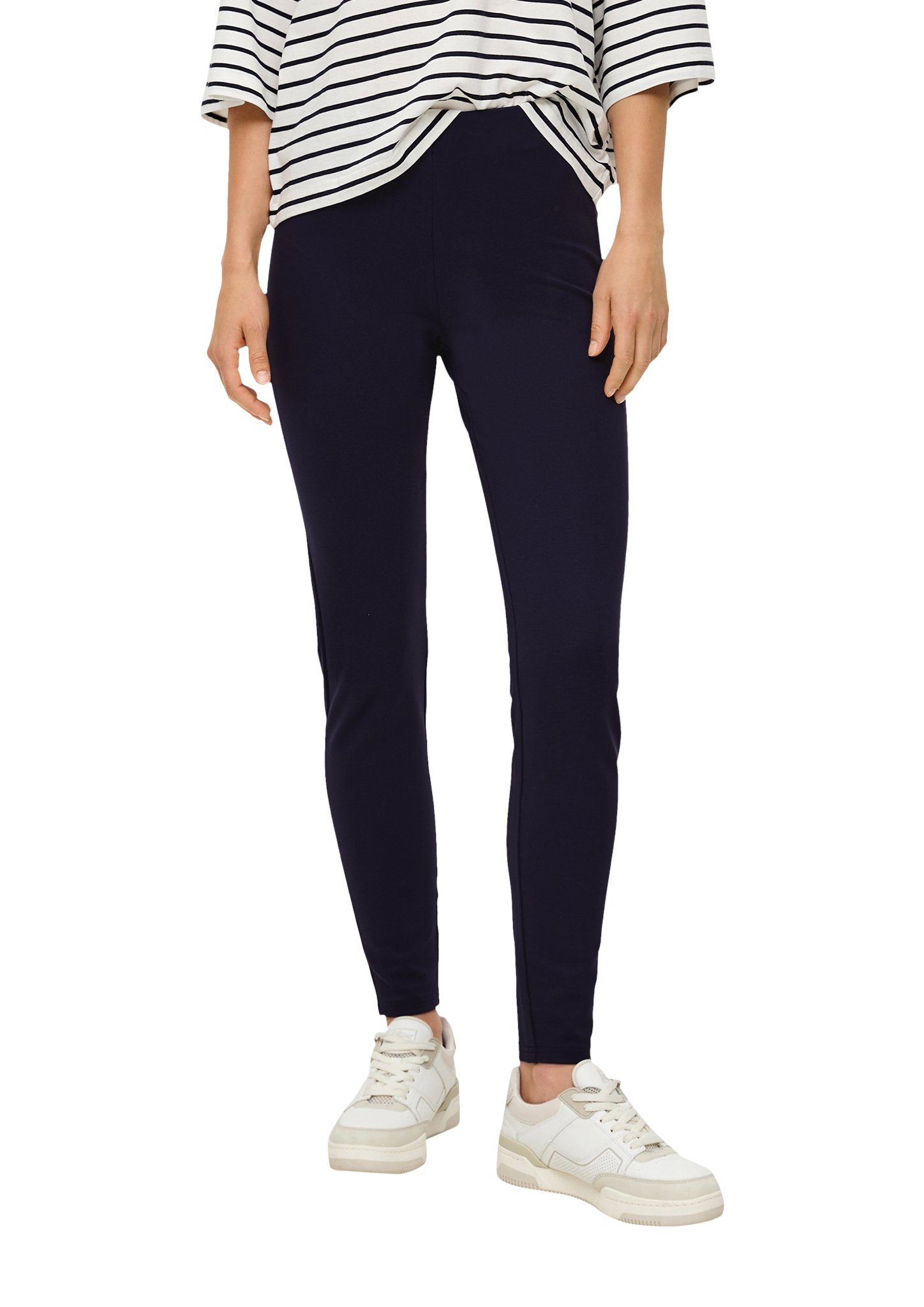 mit blue Schnittform knöchellanger s.Oliver Leggings