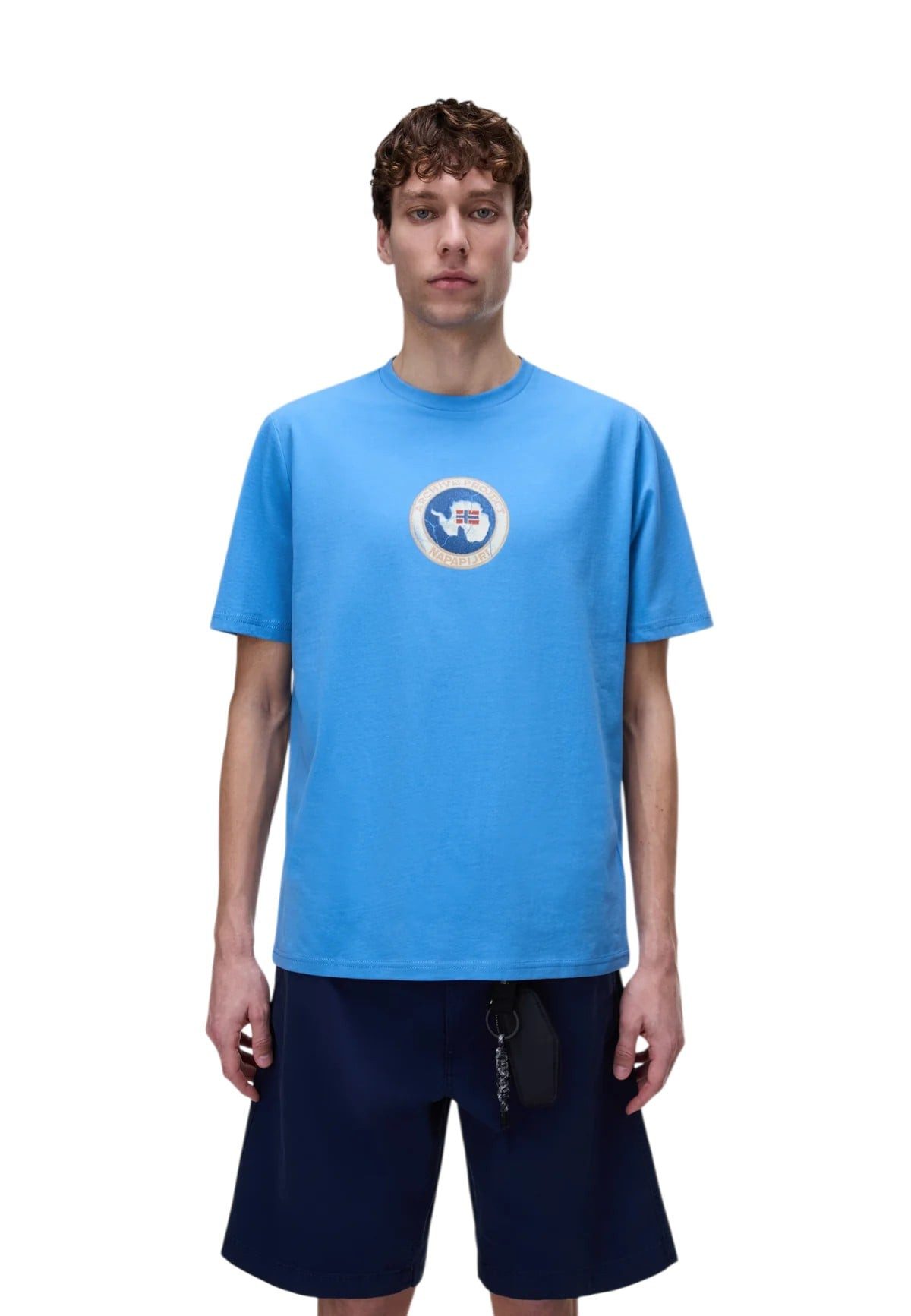 Napapijri T-Shirt S-Phos (Baumwolle) blau Herren