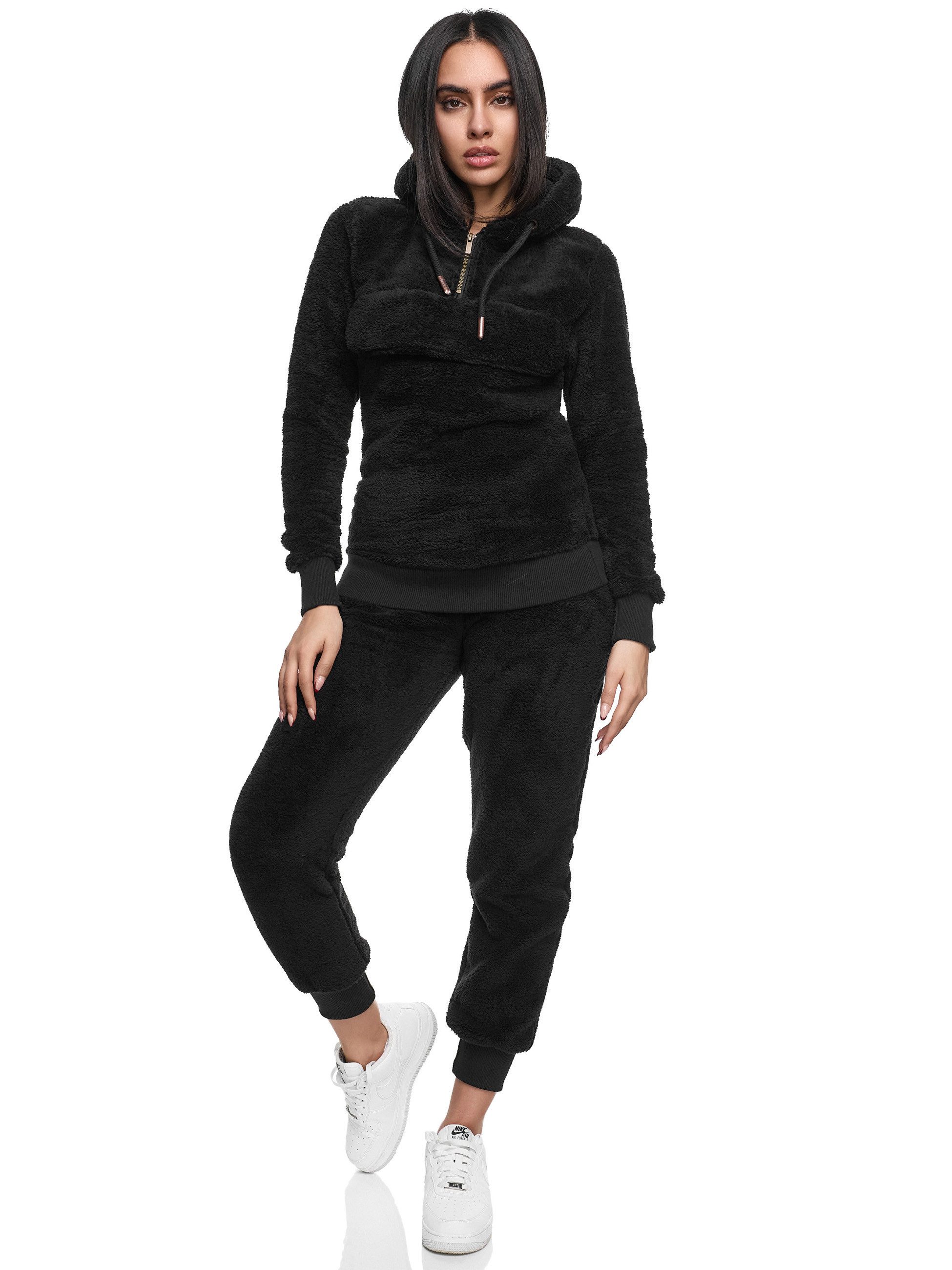 REPUBLIX Trainingsanzug NAYELI, Damen Plüsch Zweiteiler Hausanzug Training günstig online kaufen