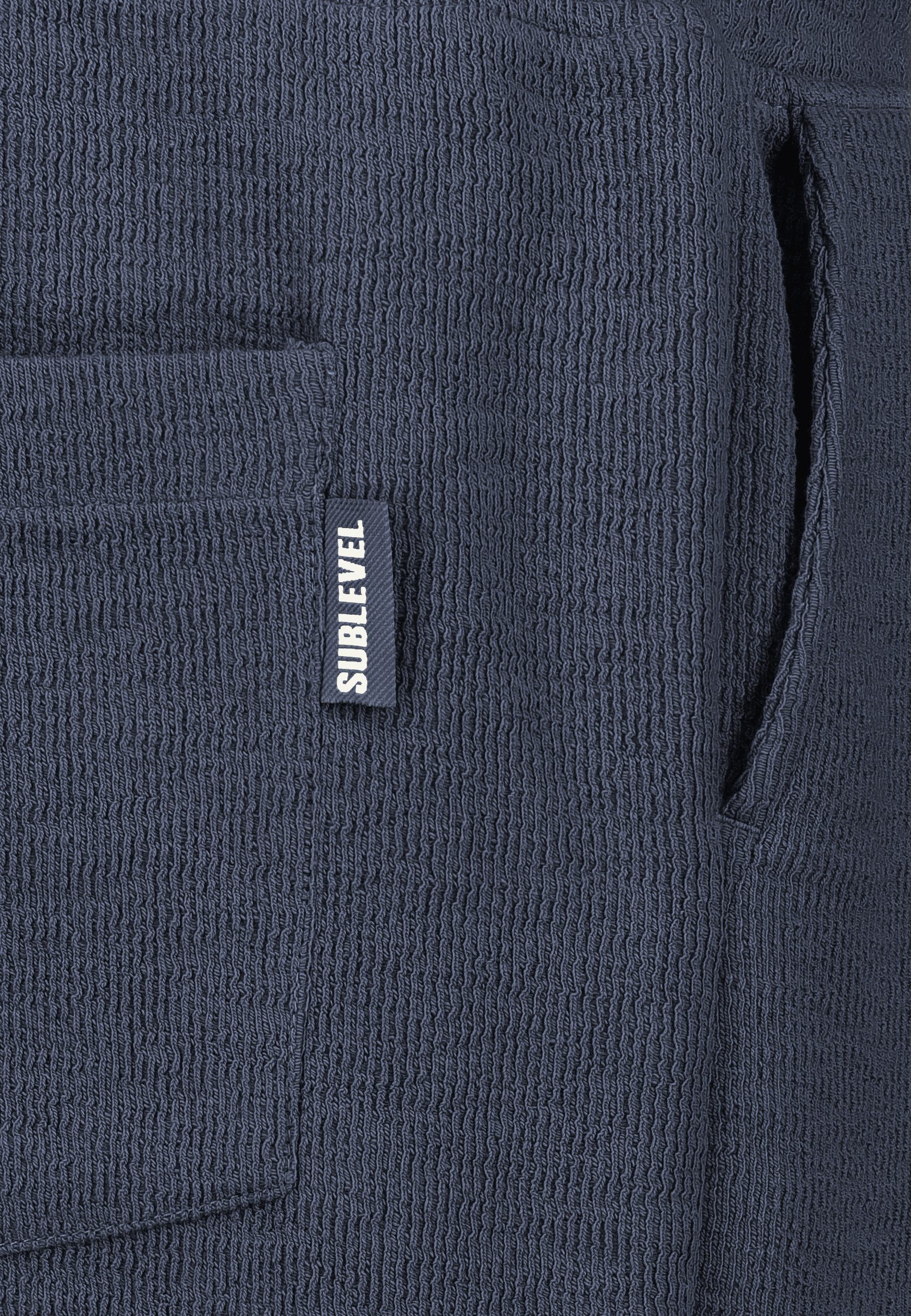 SUBLEVEL Sweatshorts Komfortabler Freizeitbekleidungsartikel Verstellbarer Bund für Herren (1-tlg) Baumwolle Normal Fit Einfarbig elastisch Kordelzug Male
