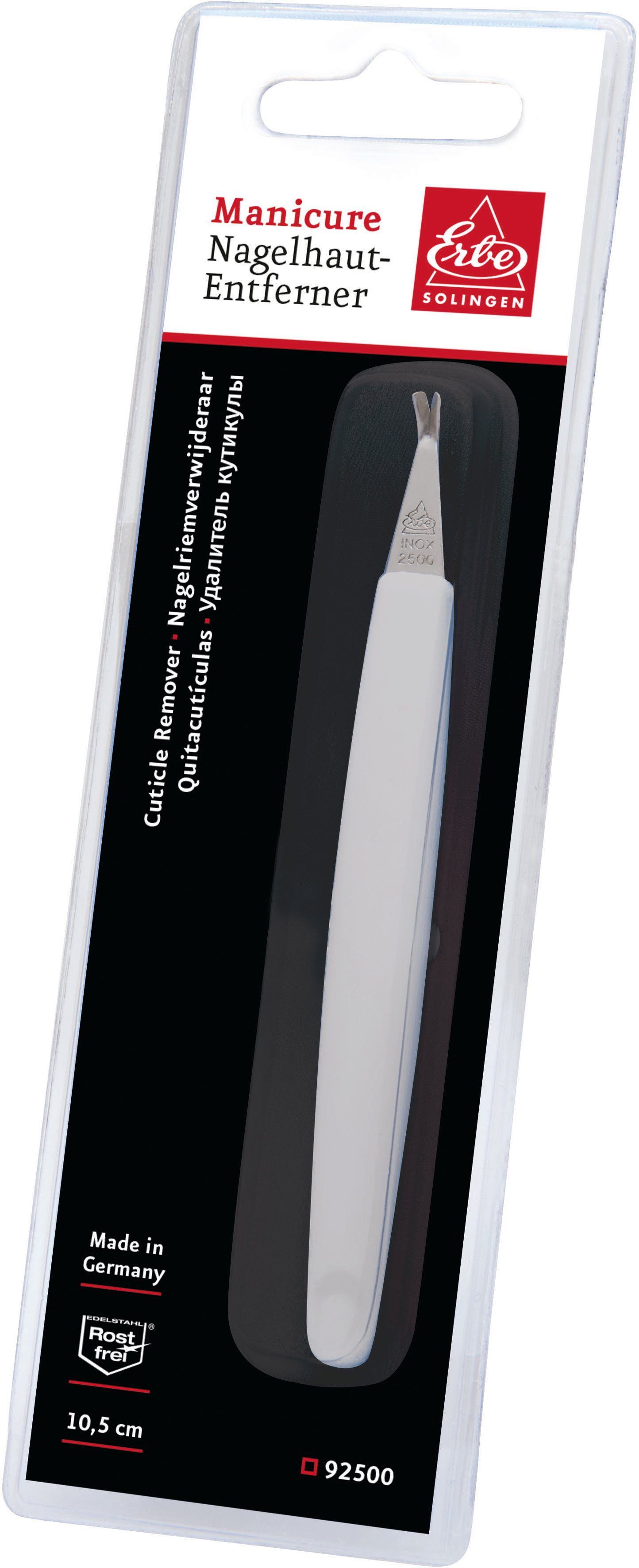 ERBE Nagelhautmesser, Ergonomisches Design für präzise Nagelhautpflege und Hygiene.