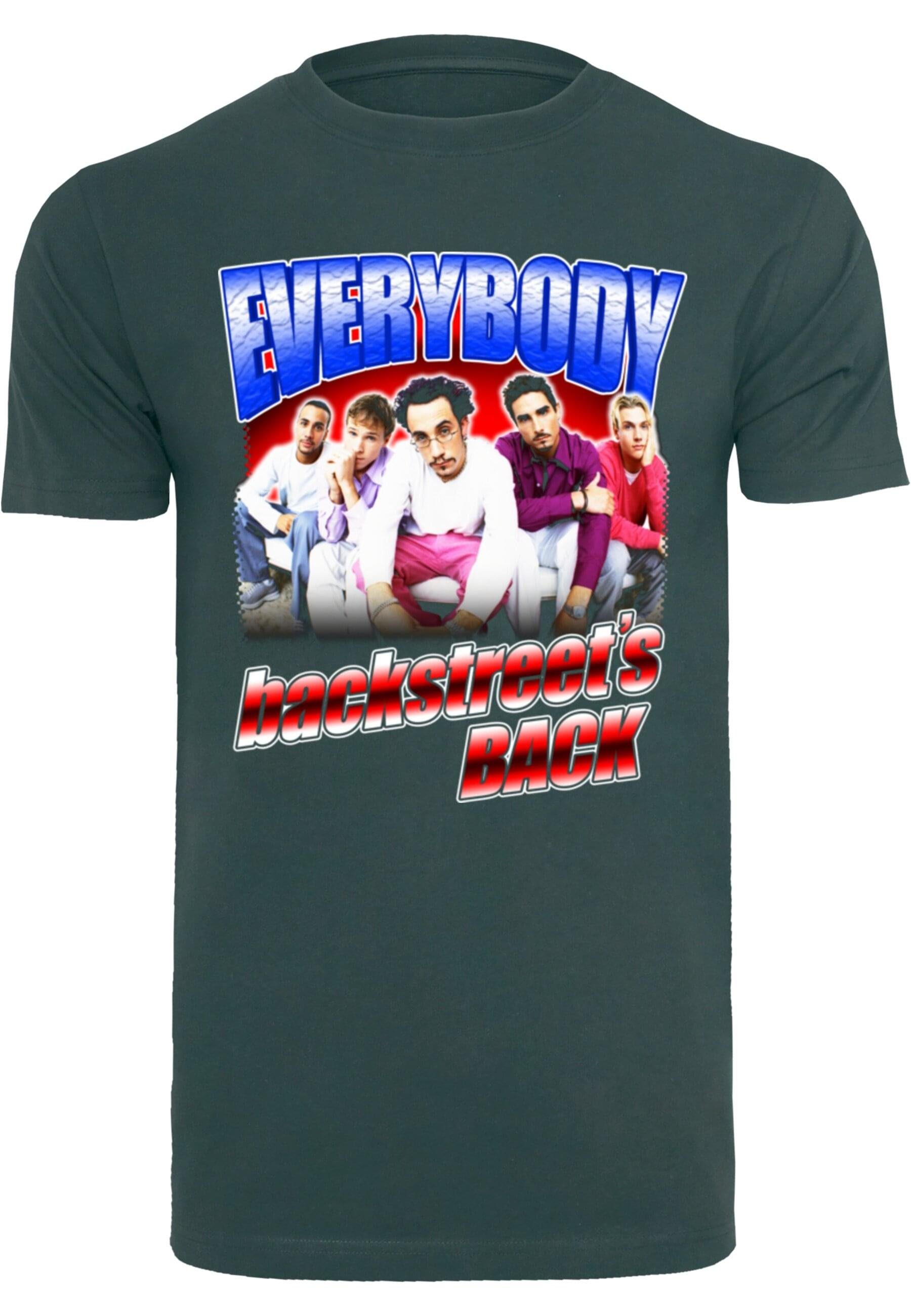 Herren T-Shirt Boys Backstreet bottlegreen Everybody - T-Shirt (1-tlg) Neck Merchcode Round