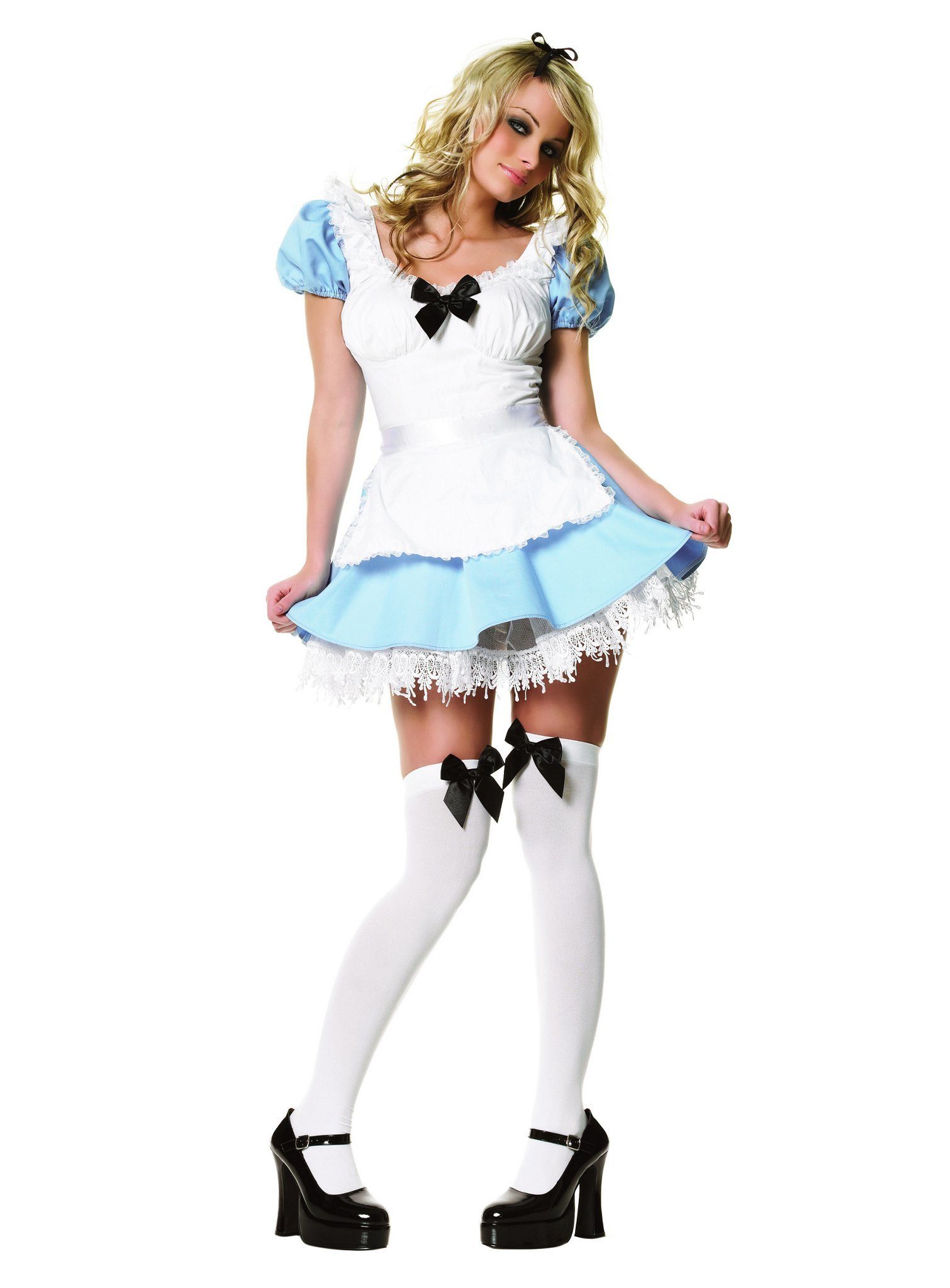 Leg Avenue Kostüm Sexy Alice im Wunderland, Verführerisches Märchen Kostüm  für Damen