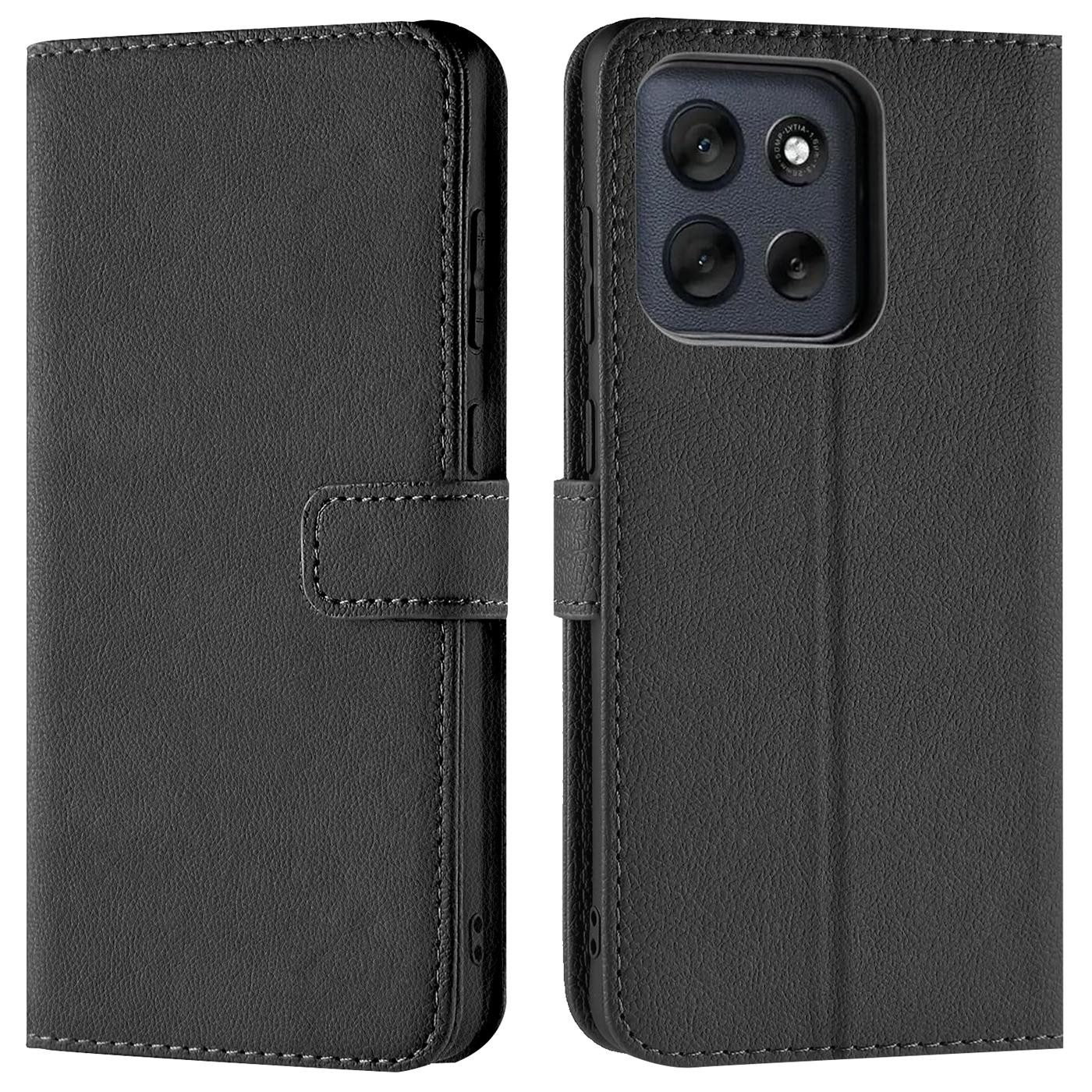 CoolGadget Handyhülle Wallet Klapp Tasche Book Case für Motorola Moto G86 5G, Hülle Klapphülle Flip Cover Etui Schutzhülle
