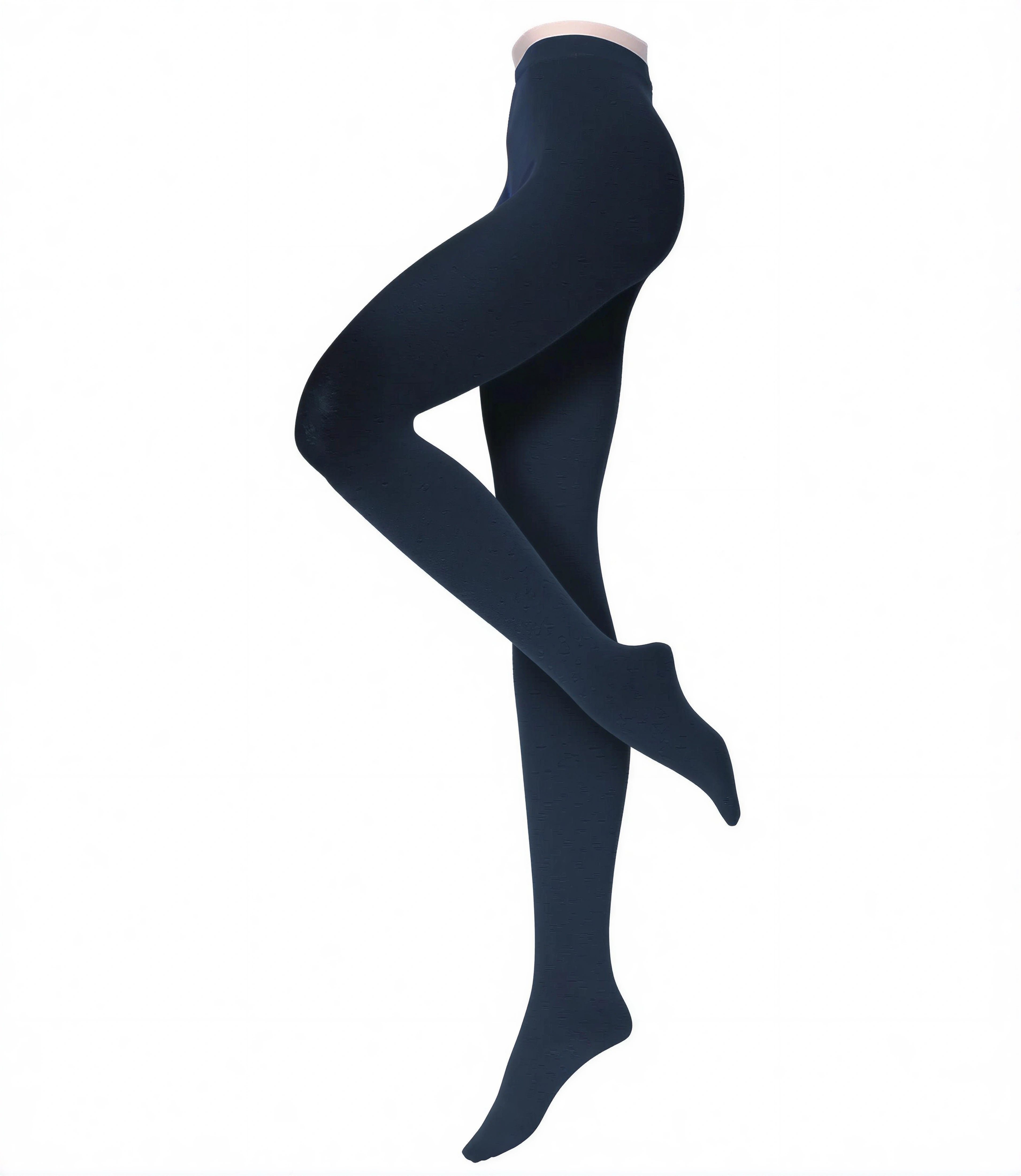 Wilox Strickstrumpfhose Gold Exclusive für Damen 250 DEN (1 St. 1er-Pack) Viskose aus Buchenholz
