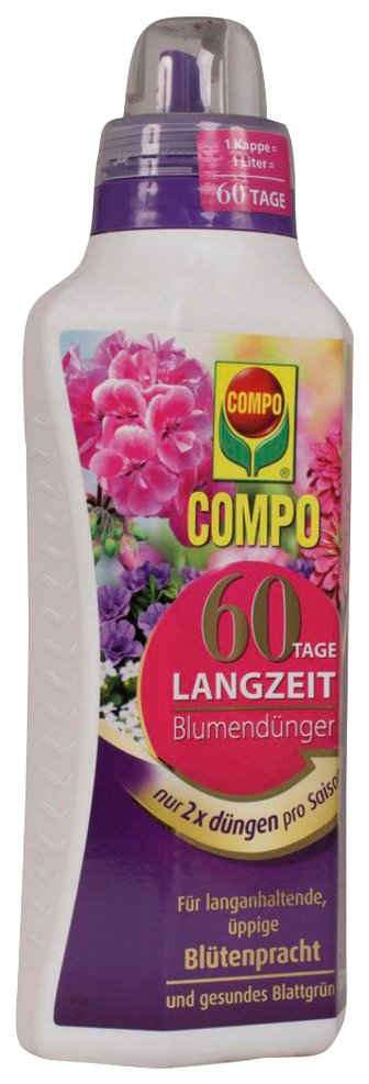 Compo Blumendünger, 60 Tage Langzeit Blumendünger, 750 ml