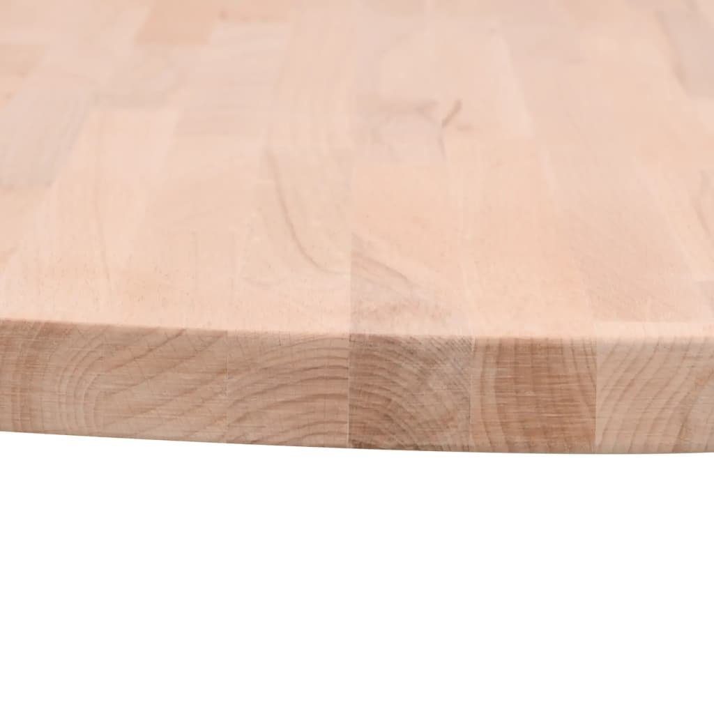 Ø70x1,5 Buche Tischplatte furnicato Rund Massivholz cm